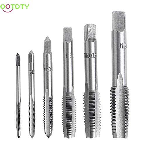 12-Piece Screwdriver Set with M3/M4/M6/M8/M10/M12 Thread Taps & Wire Tapping Bits - Perfect for DIY Home Repairs, Furniture Assembly, and Metalworking Projects
