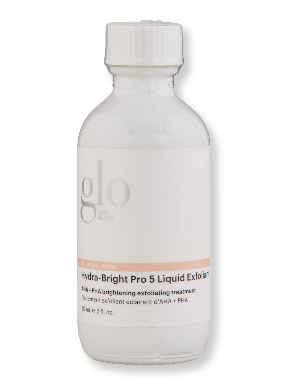 Glo Skin Hydra Bright Pro 5 Liquid Exfoliant 2oz - Gentle Chemical Peel for Face, Brightening & Hydrating Treatment - Perfect for Daily Skincare Routine & Acne-Prone Skin