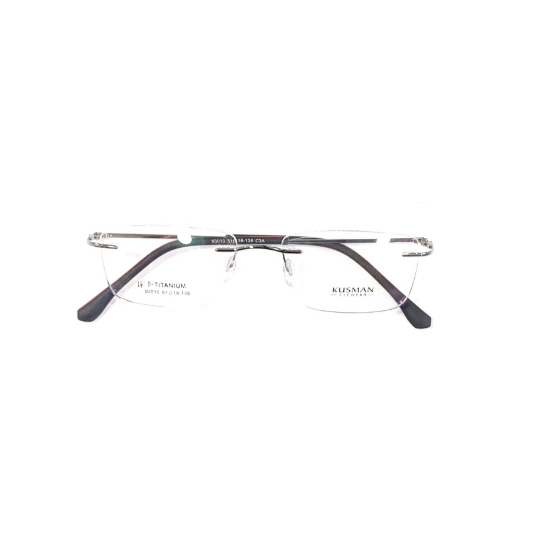 Stylish Black Rimless Frameless Glasses for Men & Women - Lightweight Comfortable Eyewear for Reading, Driving & Daily Use