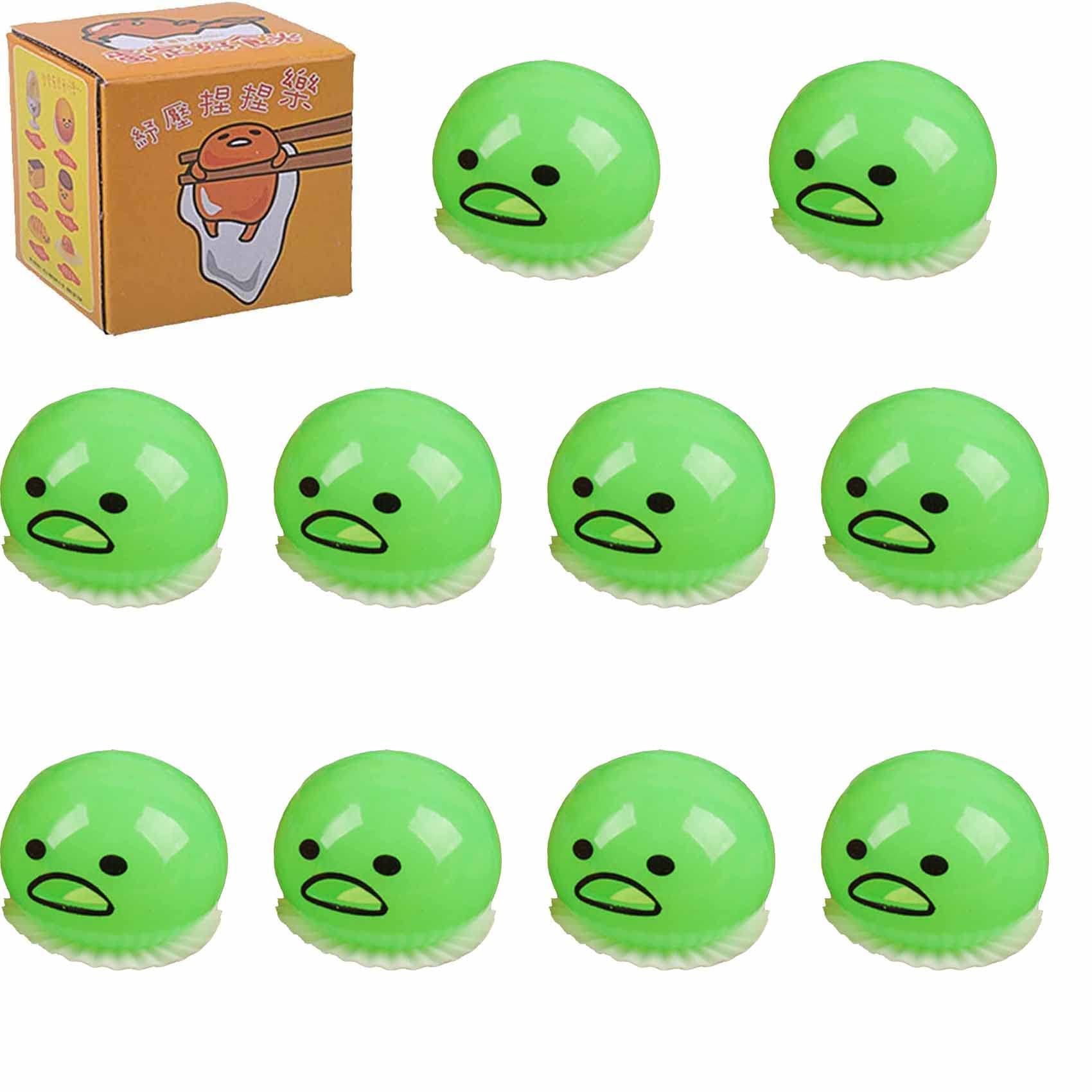 Hanasonshop Puking Egg Stress Ball - Funny Vomiting Egg Yolk Fidget Toy for Anxiety Relief & Stress Relief - Great for Office, Home, and Classroom Use