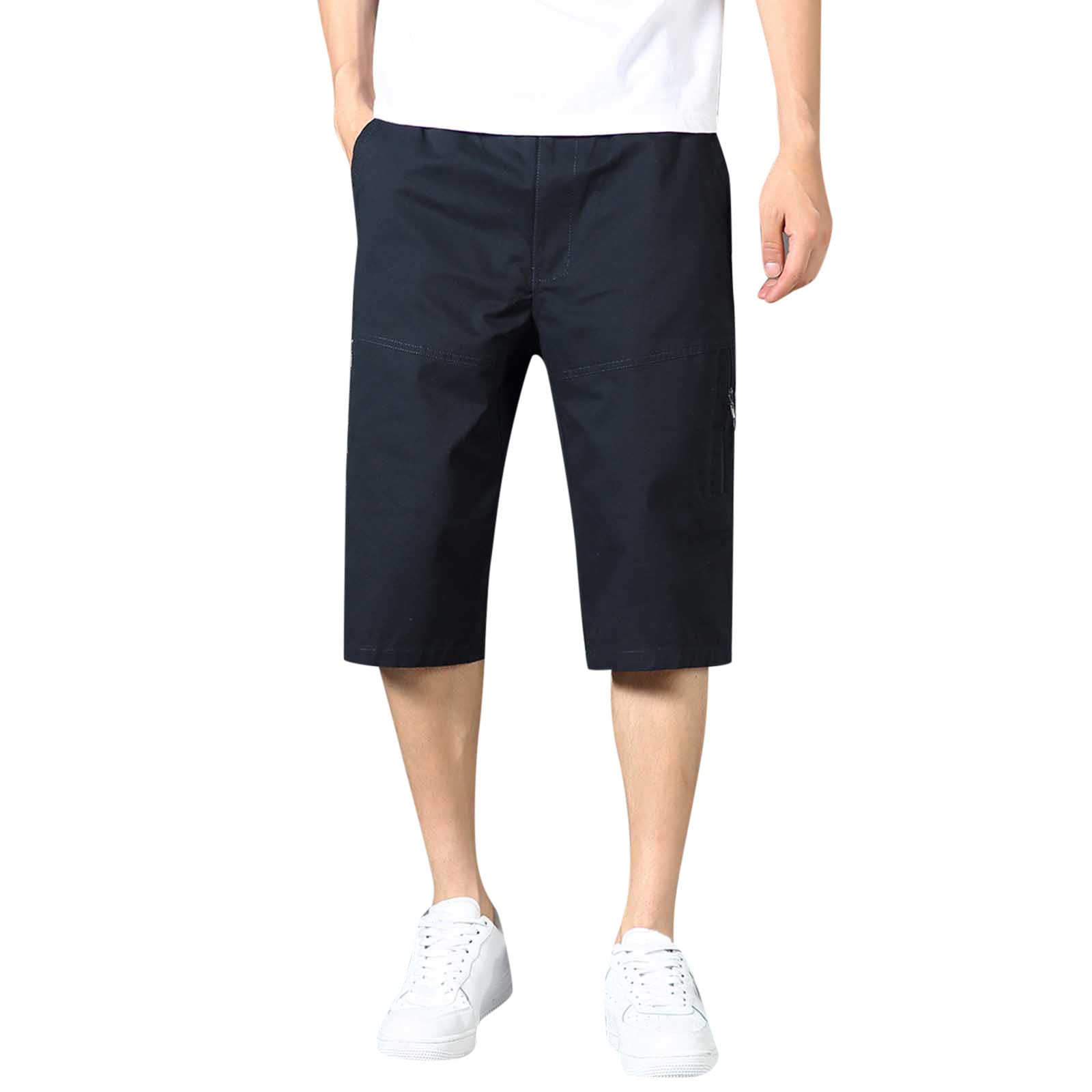Men's 11 Inch Inseam Tri Shorts - Quick Dry Running & Track Shorts with Printed Designs (Pack of 3) ZD-80 - Perfect for Gym Workouts, Jogging & Summer Outdoor Activities