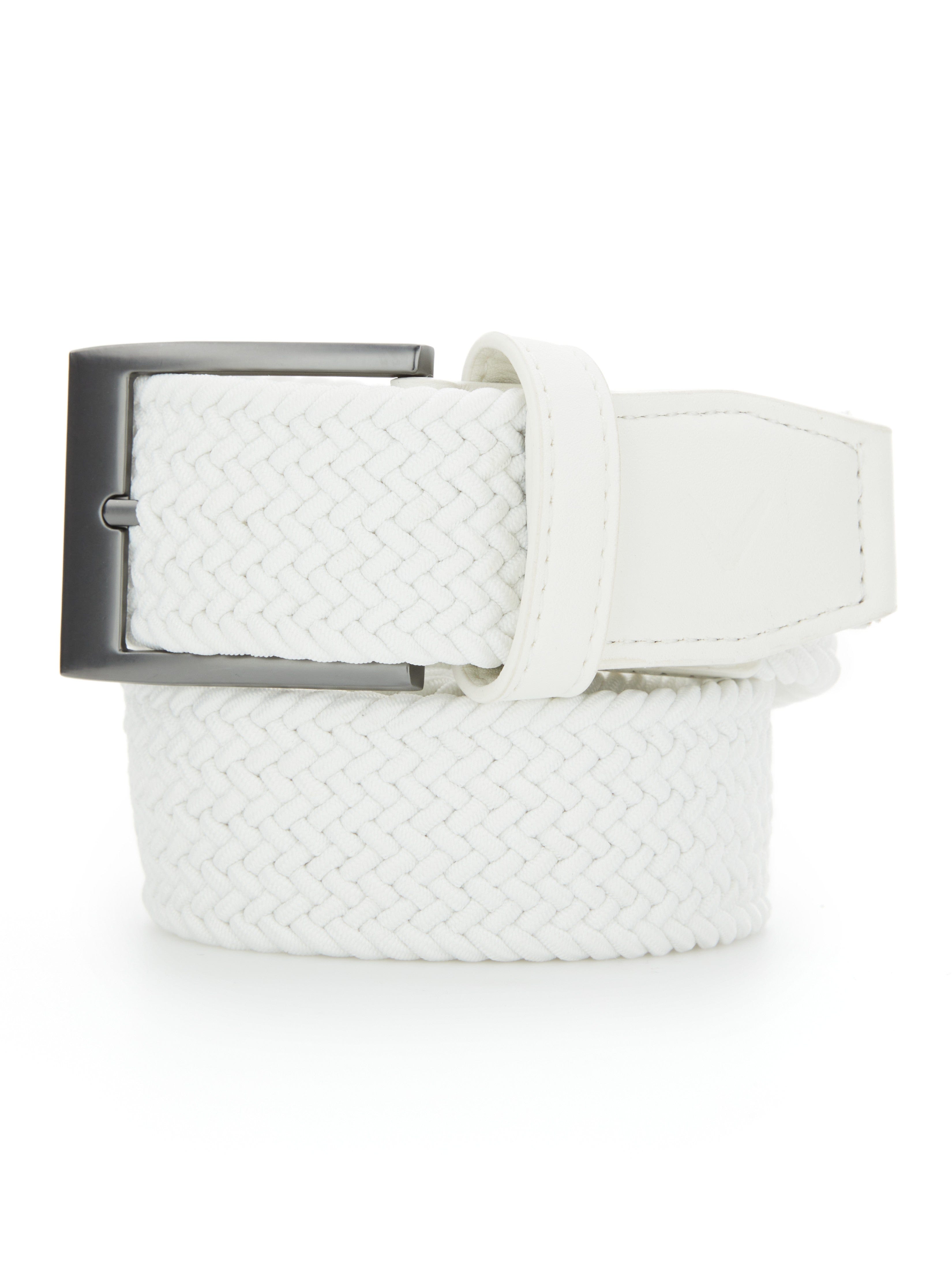 Men's Genuine Leather Braided Belt - Stylish & Durable Casual Dress Belt for Jeans, Chinos & Office Wear