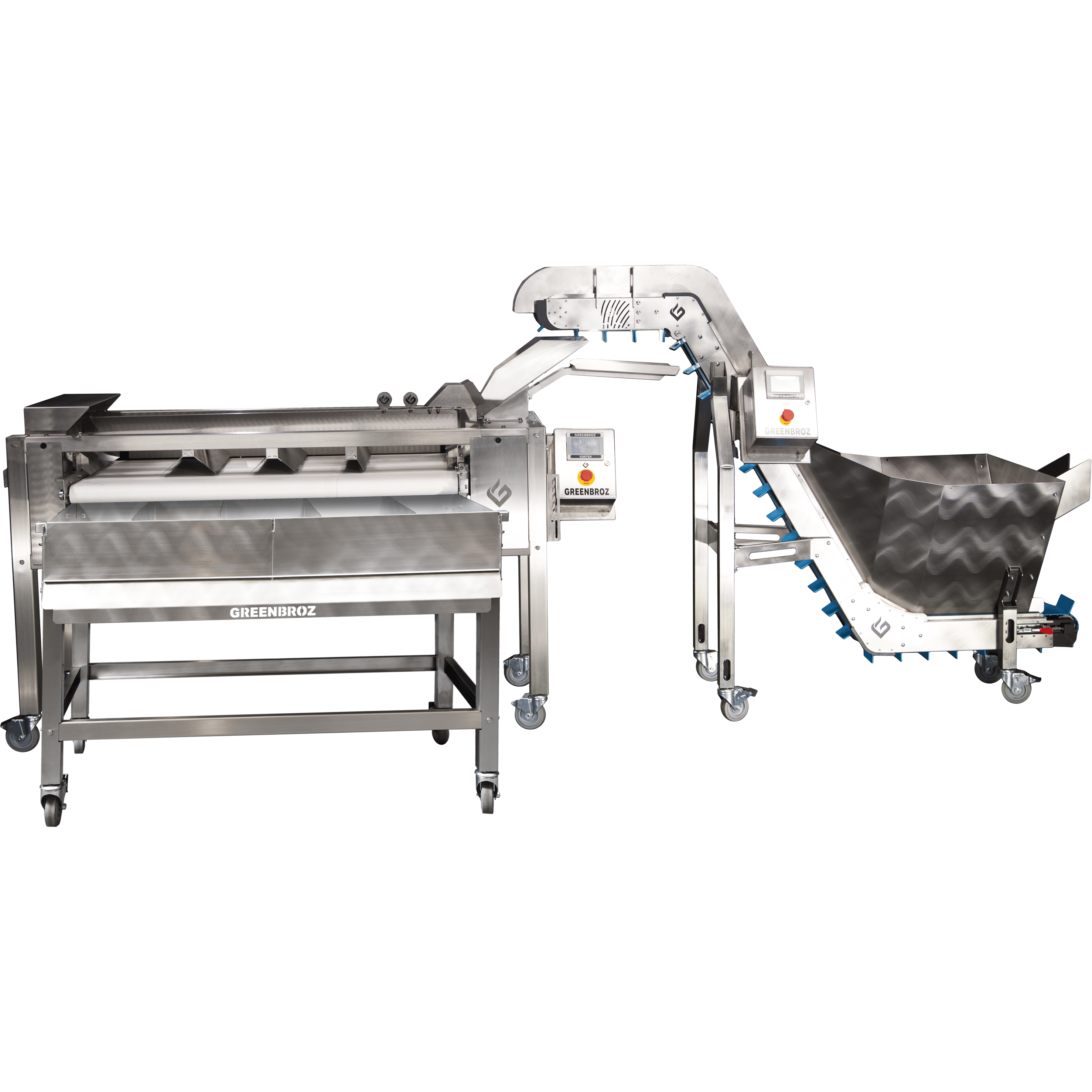 GreenBroz Rise N Sort Bud Sorter & Conveyor System - Premium Cannabis Trimming & Sorting Equipment for Commercial Growers - Perfect for Harvest Processing & Packaging Operations