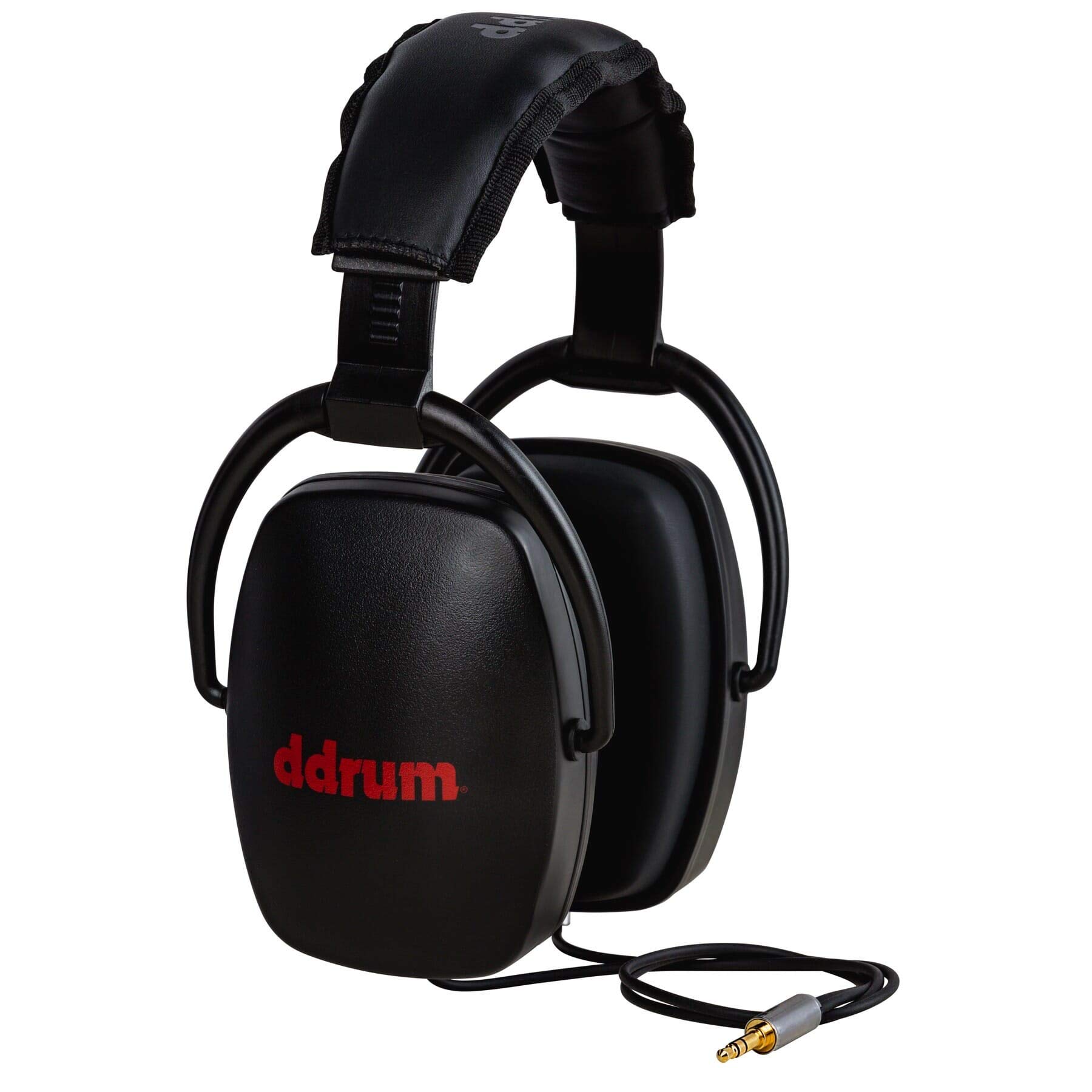 DDrum DDSCH BLK Studio Class Recording Isolation Headphones for Drummers - Professional Noise Cancelling Headphones for Drum Practice, Recording & Live Performance