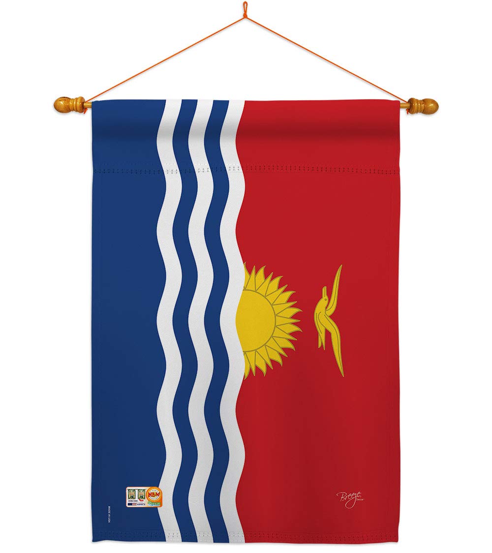 Kiribati National Flag Set 28x40