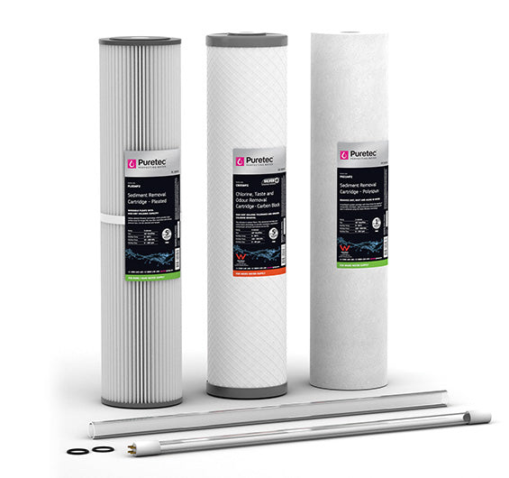 Puretec Hybrid G13/R13 Series Water Filter Replacement Kit – Compatible with Refrigerators & Under Sink Filtration Systems