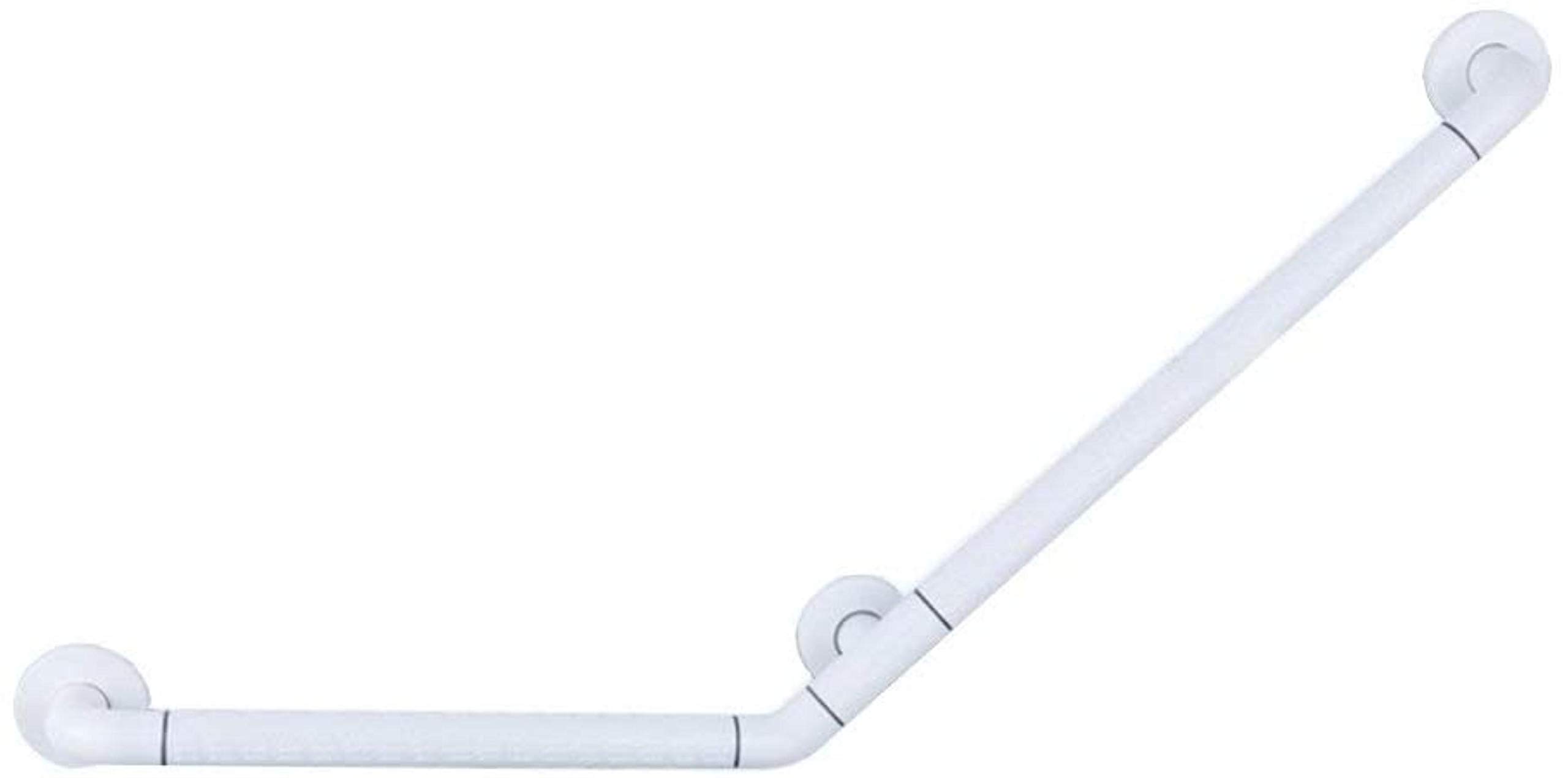 Rvlaugoaa Multifunctional Bathroom Safety Grab Bar - Wall Mounted Shower Handle with Towel Rail, Non-Slip Bathtub Armrest for Elderly & Disabled (45x45cm) - Perfect for Bathroom Safety & Accessibility Support