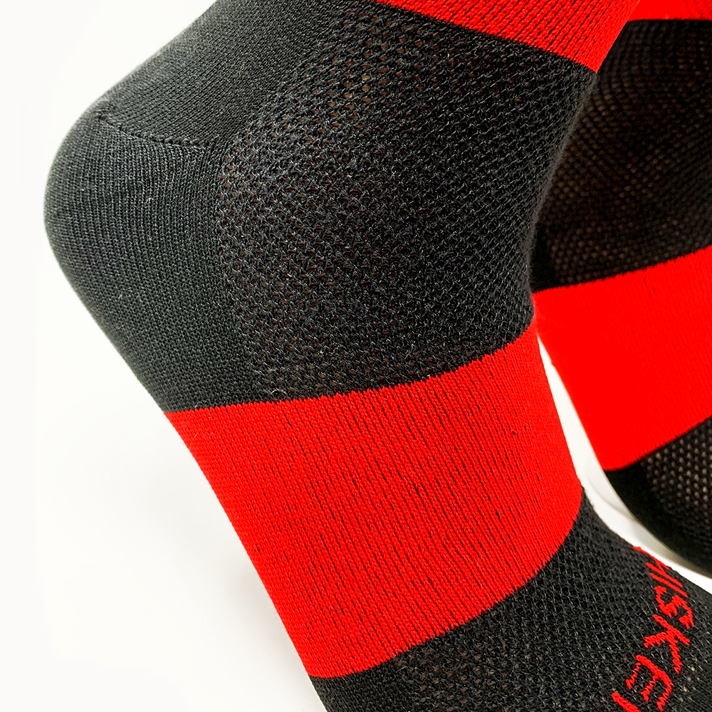 The Jacques Band - Stylish Red & Black Wristband for Men & Women | Perfect for Fitness, Sports & Casual Wear