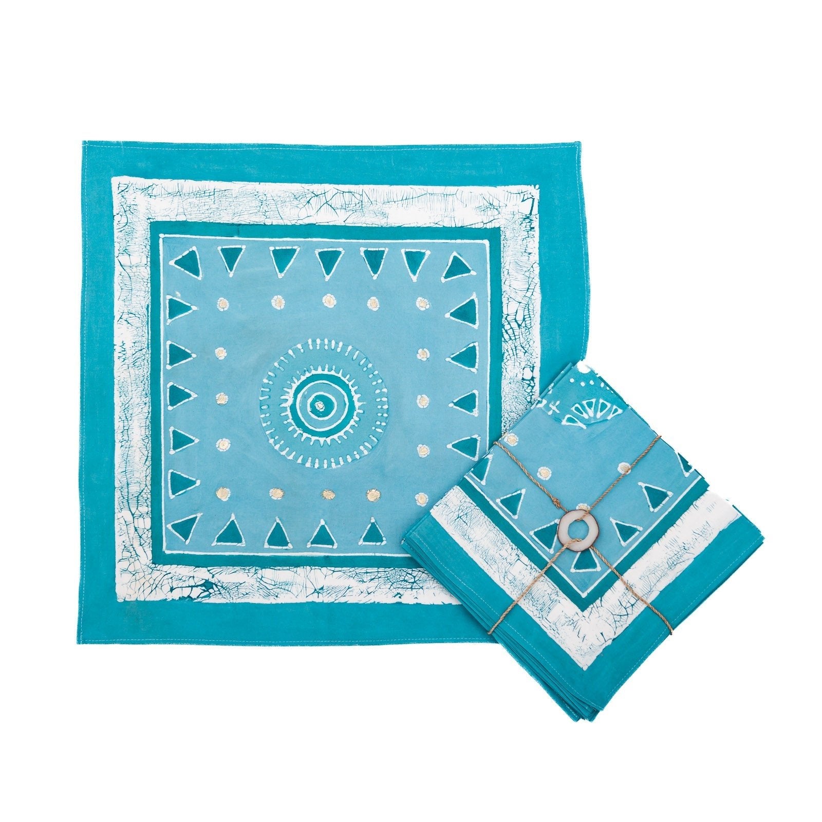 Kuosi Premium Aqua Napkin Set - 12 Pack Soft Absorbent Dinner Napkins for Everyday Use, Parties & Special Occasions