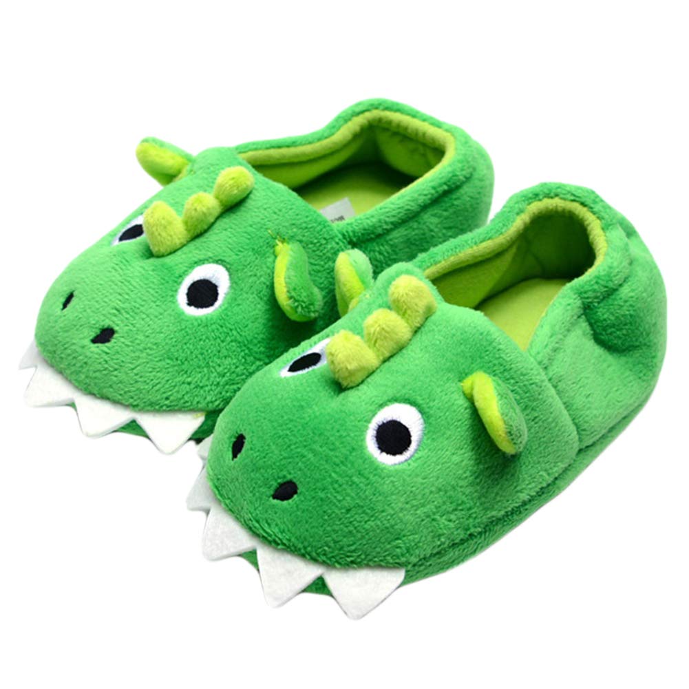 **Cute Dinosaur & Unicorn Cartoon House Slippers for Toddler Boys & Girls – Soft, Anti-Slip Winter Shoes (Toddler/Little Kid) – Perfect for Indoor Play & Cozy Home Wear**