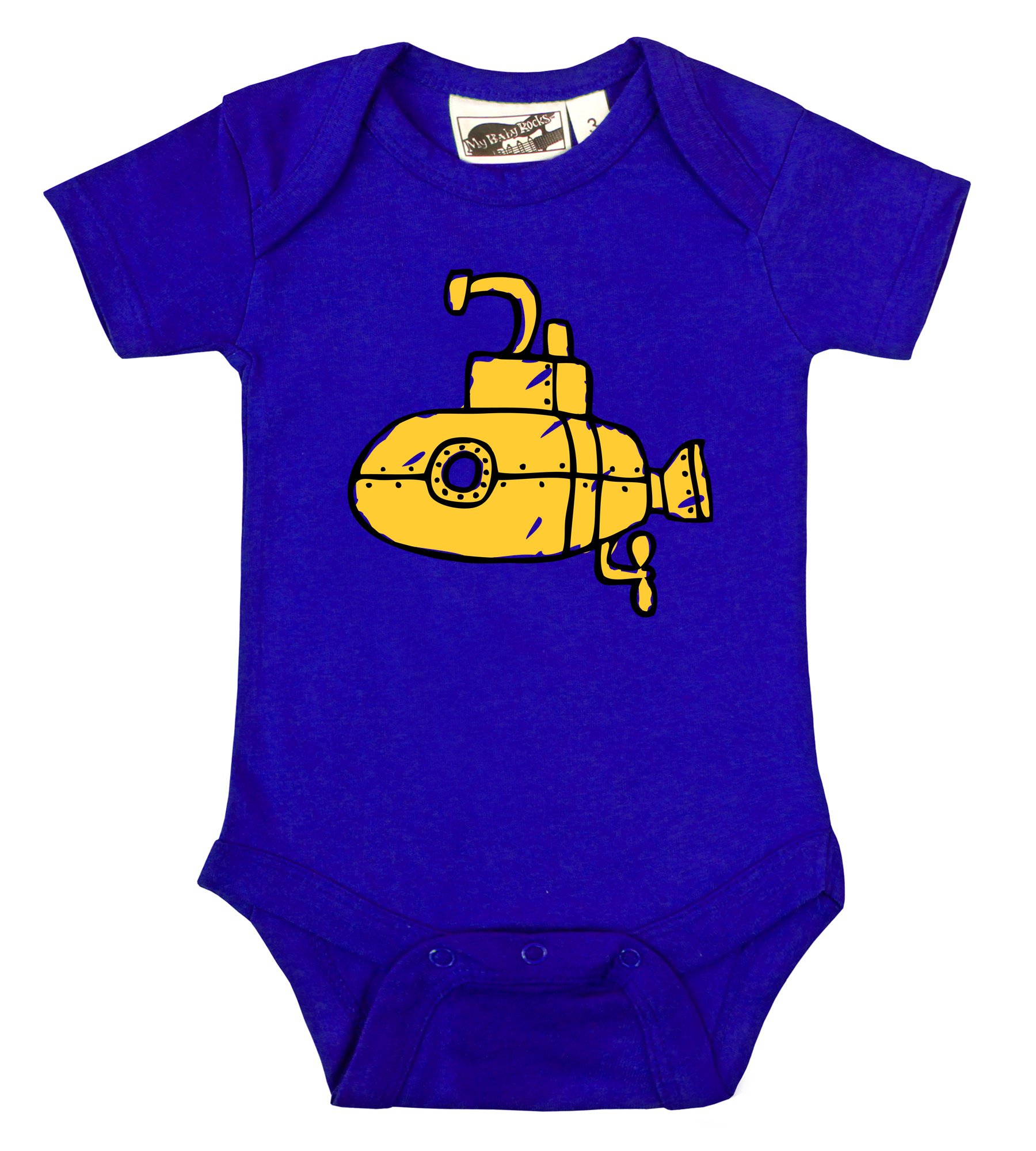 Royal Blue Baby Submarine One Piece - Perfect for Playtime & Photos