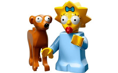 The Simpsons Series 2 LEGO Minifigure - Maggie Simpson Collectible Toy for Fans & Builders | Perfect for Display, Gifts & LEGO Collections