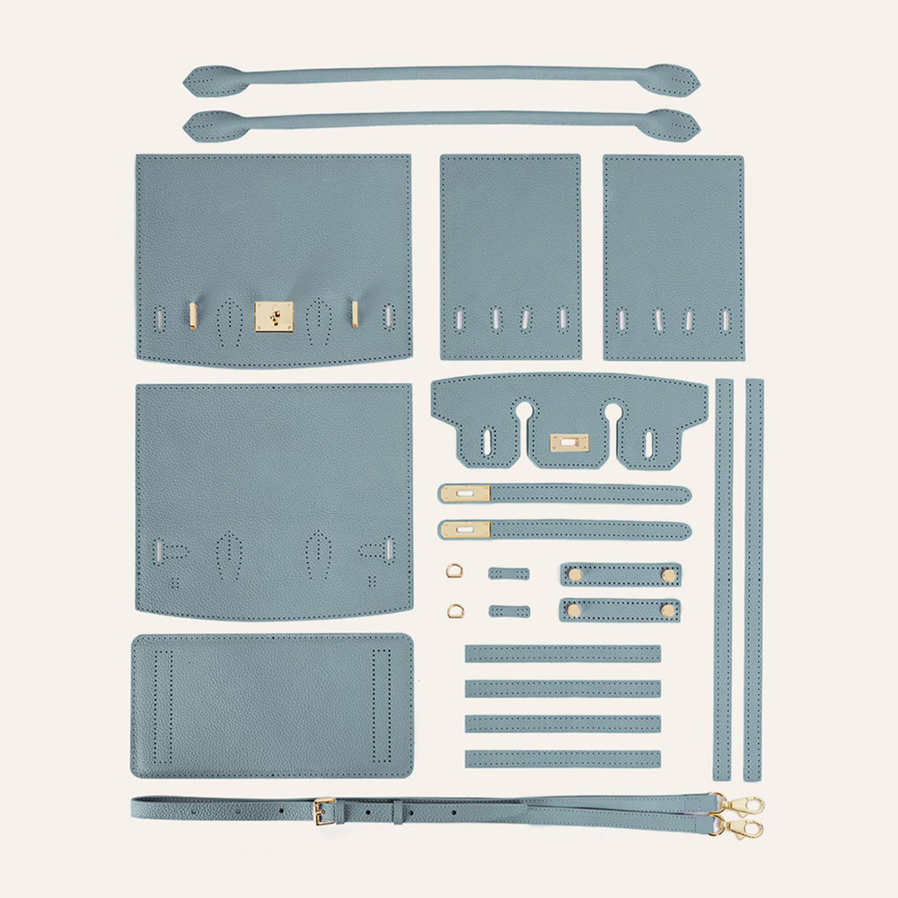 DIY Leather Bag Making Kit - Complete Craft Set for Handmade Purses & Totes - Perfect for Beginners & Hobbyists - Great Gift for Craft Lovers - Ideal for Home Projects, Workshops & DIY Gifts