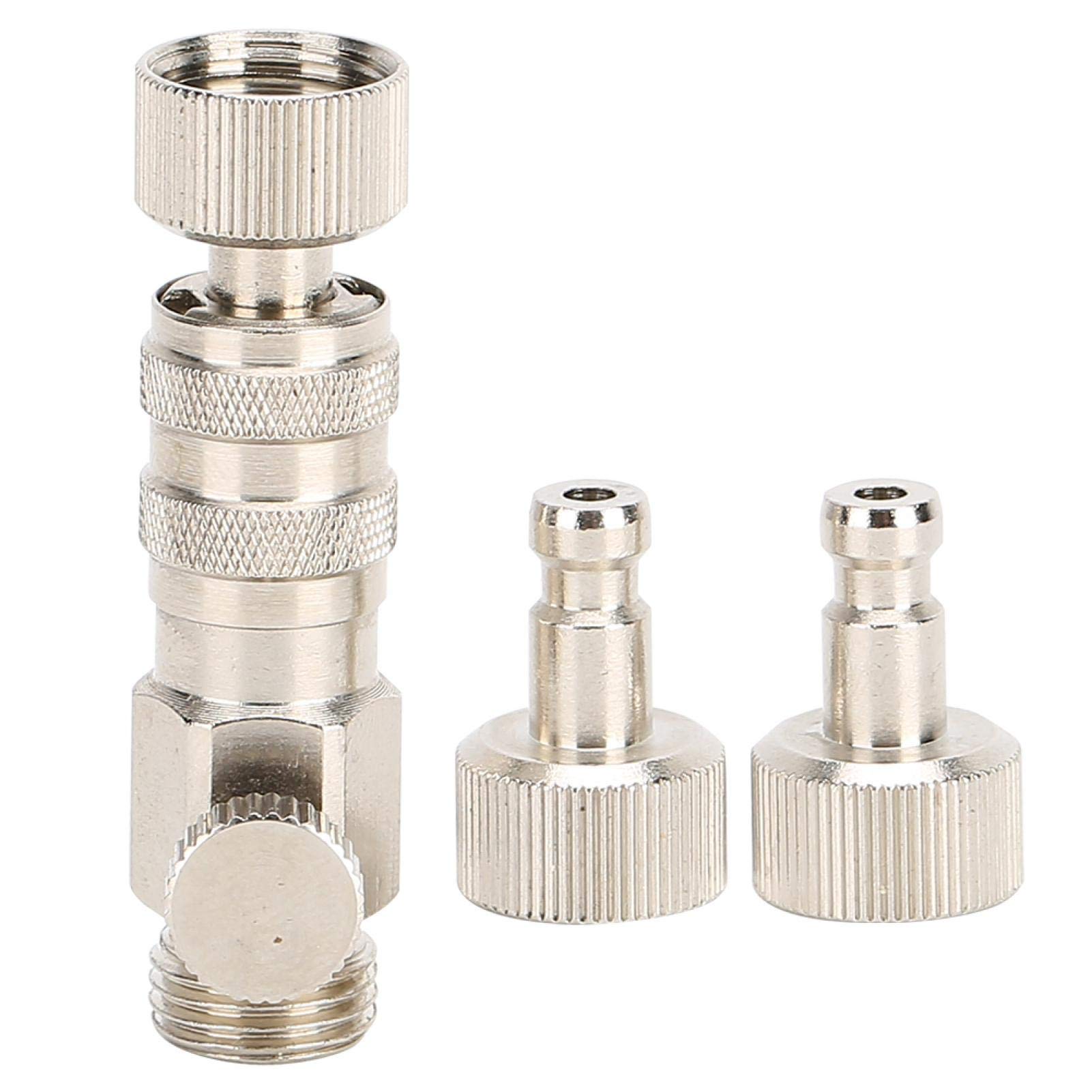 Durable Brass Airbrush Adapter - Corrosion-Resistant Quick Connector for Airbrush Hose & Air Compressor - Adjustable & Sturdy Design for Professional Painting & DIY Art Projects