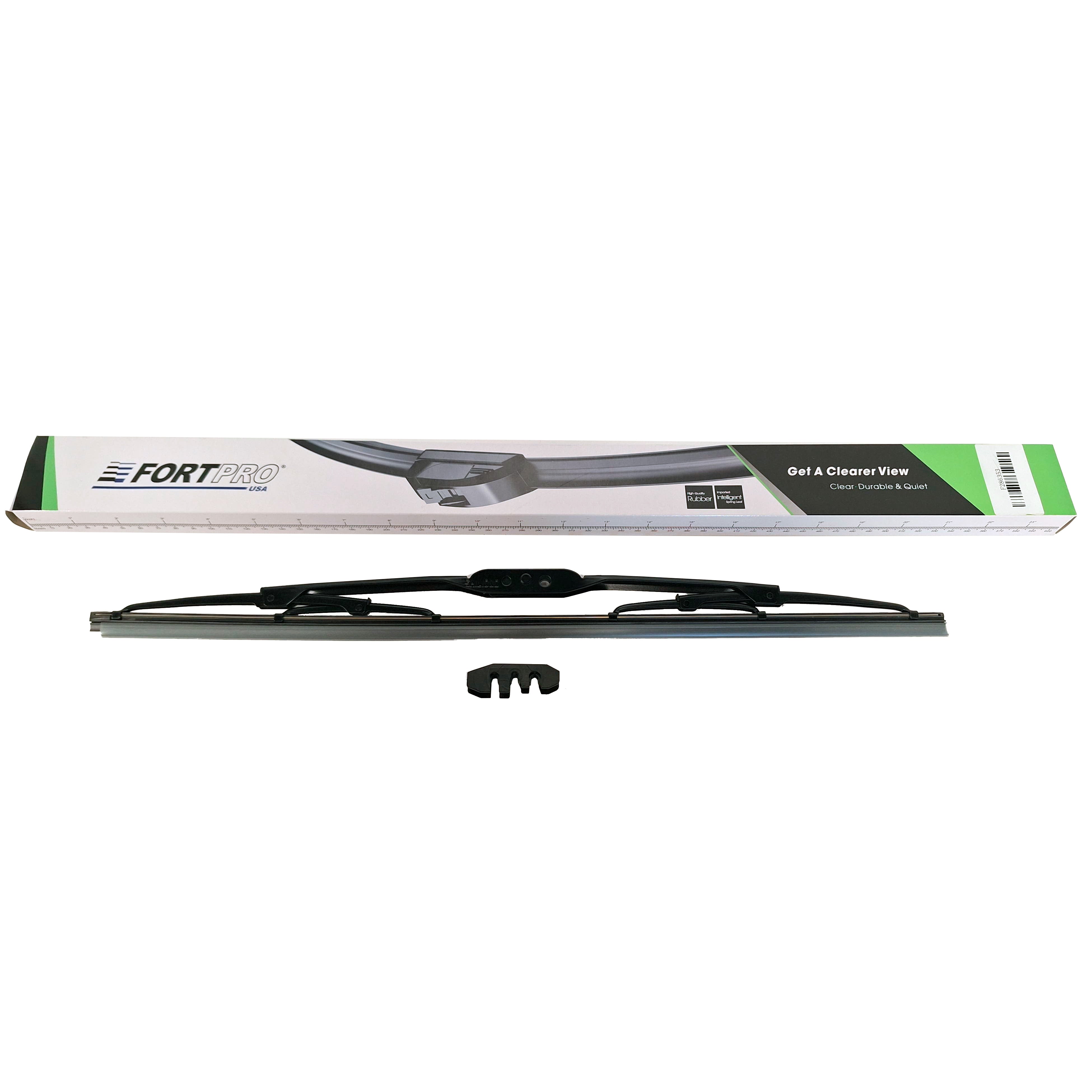 Premium Universal Stainless Steel Wiper Blades - All-Season Windshield Wipers for Cars, Trucks & SUVs - Perfect for Rain, Snow & Extreme Weather Conditions