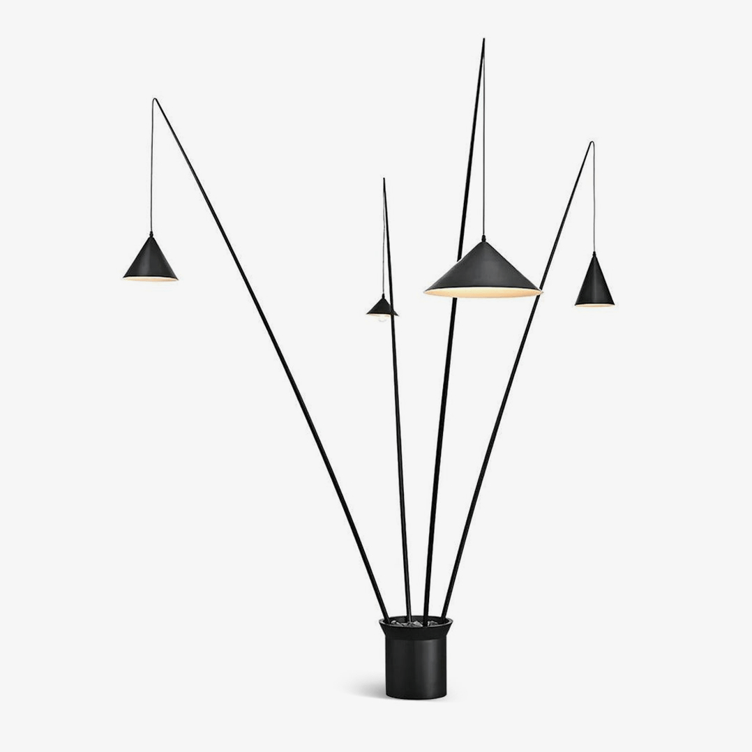 Arlo Arc Floor Lamp - Modern LED Standing Light with Adjustable Brightness & Color Temperature for Living Room, Bedroom, or Office