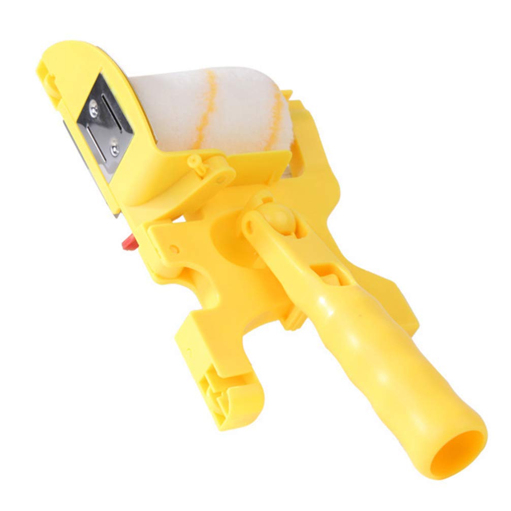 BESPORTBLE Mini Paint Roller Set - 1 Pack Handheld Paint Edger & Sponge Roller Brush - Portable Wall Painting Tool Kit for Home, Office & DIY Projects - Perfect for Touch-Ups, Small Spaces & Detailed Edges