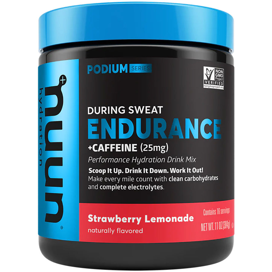 Endurance + Caffeine (25mg) Performance Hydration Mix - Electrolyte Drink Powder for Athletes & Workouts - Boost Energy & Hydration for Running, Cycling & Gym Training