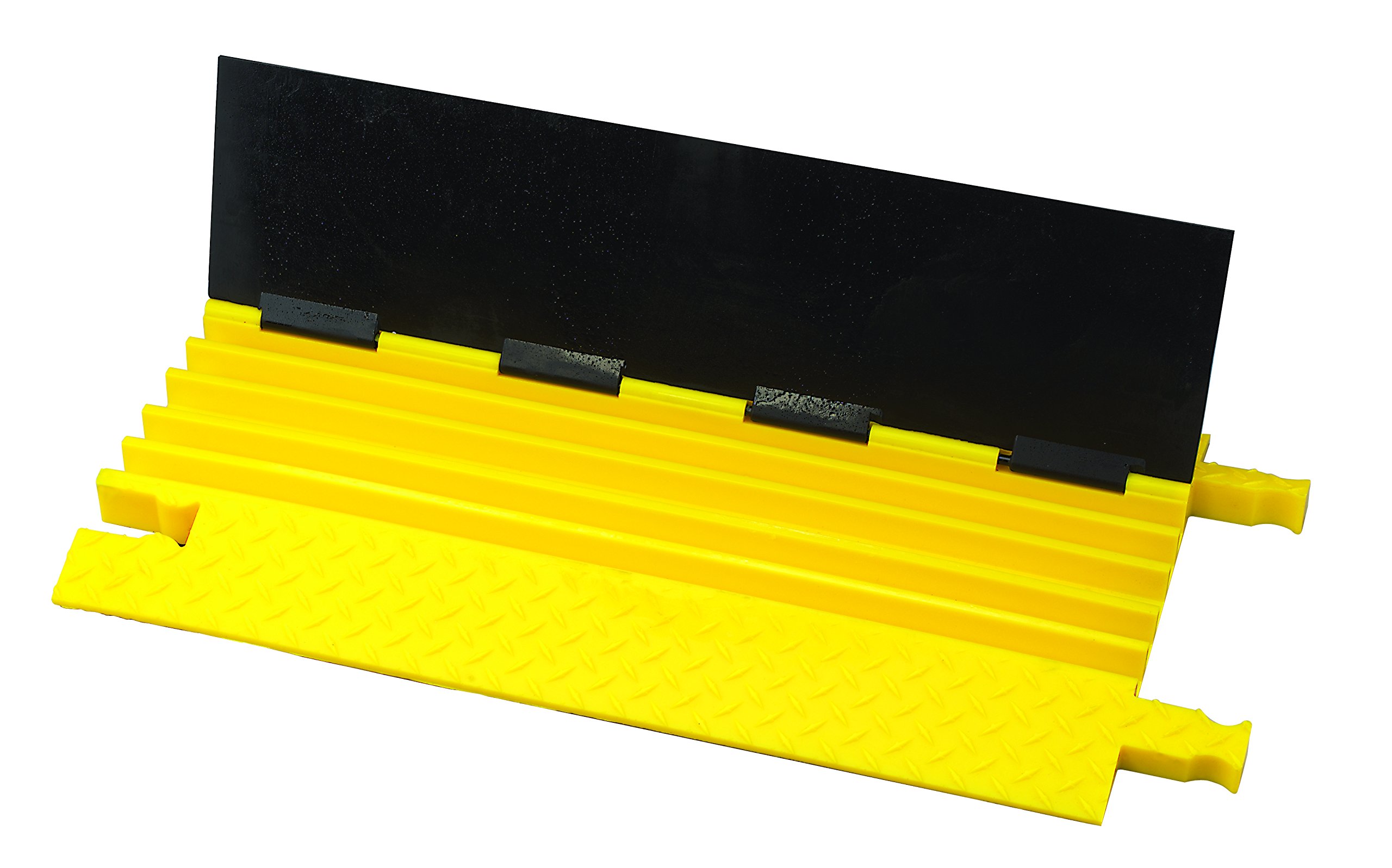 BB5-125-D-Y/B Bumble Bee Cable Protector - Heavy Duty Dog Bone Connector for Industrial Safety | Outdoor Event Cable Management | Construction Site & Warehouse Use