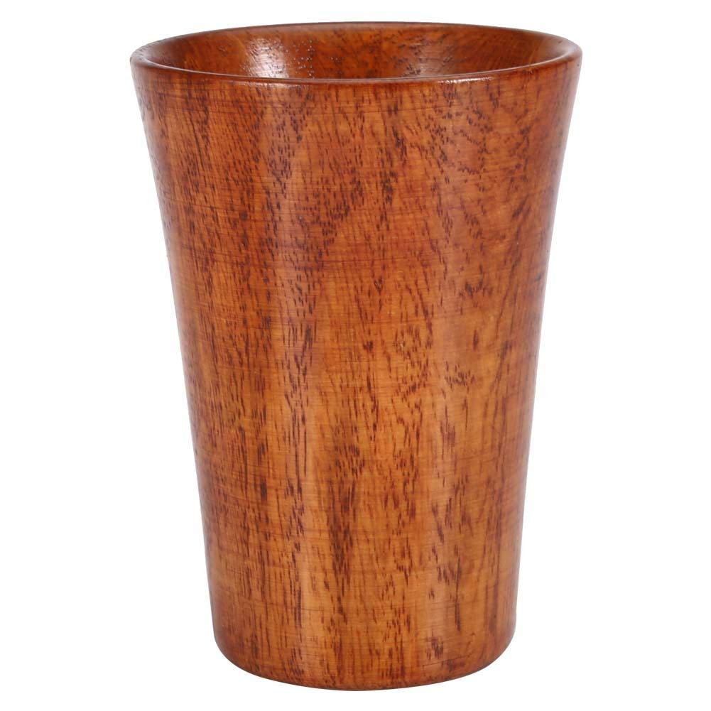 Handmade Natural Wooden Cup for Tea, Coffee, Beer & Milk - Eco-Friendly Primitive Drinking Mug for Camping, Picnics & Home Use