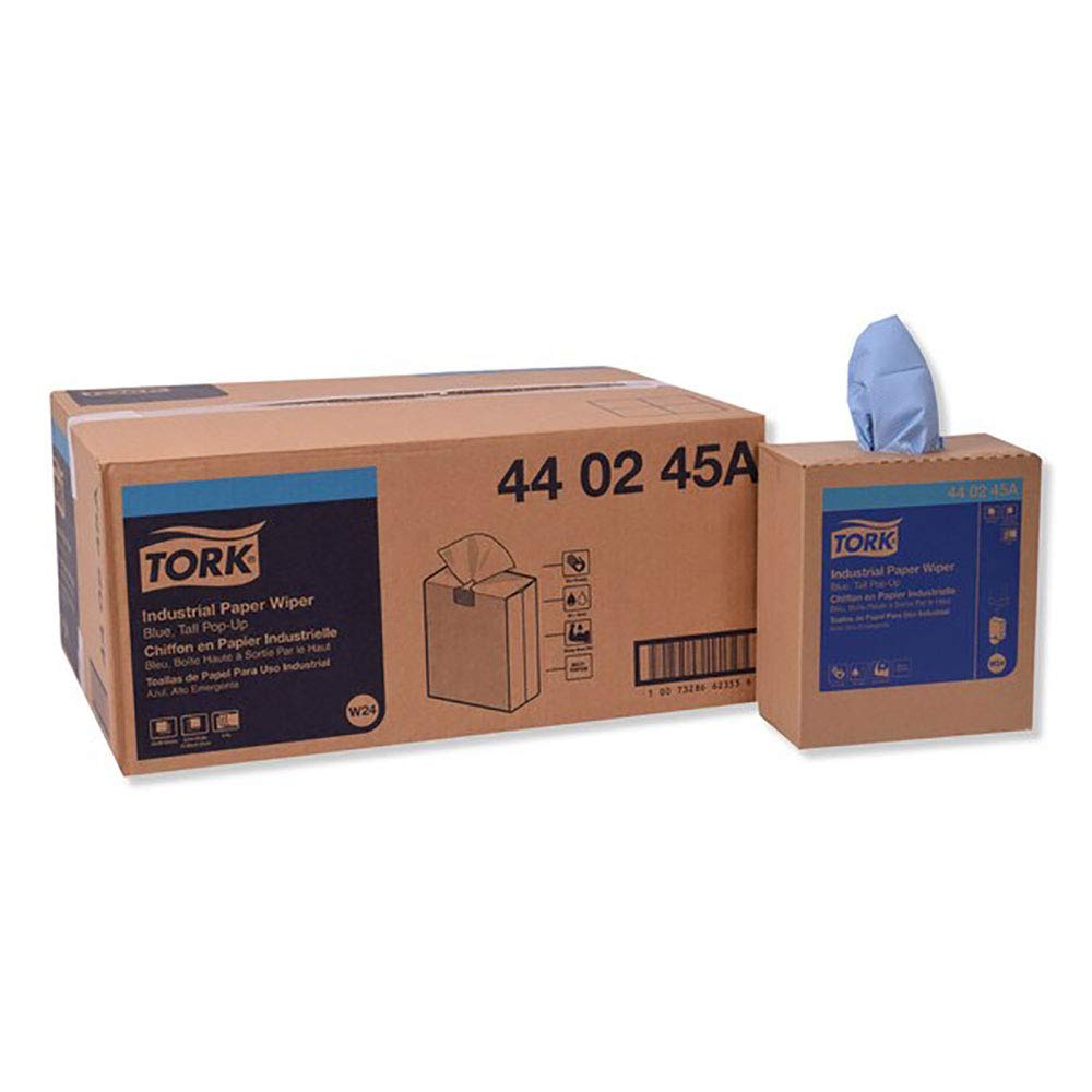 Industrial Blue Paper Wiper - 4-Ply, 8.54