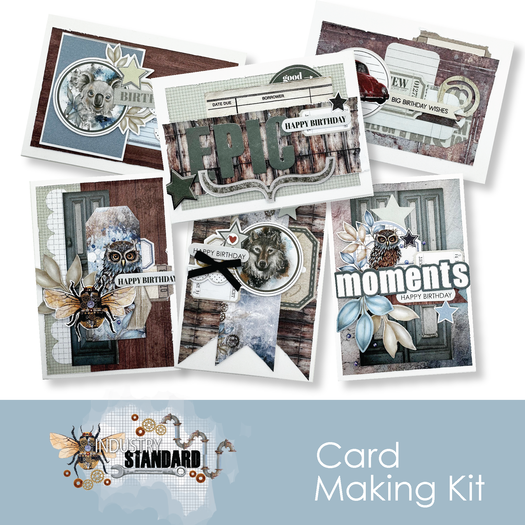 Premium Card Making Kit with 100+ Pieces - Scrapbooking, Greeting Cards & DIY Crafts for Birthdays, Weddings & Holidays
