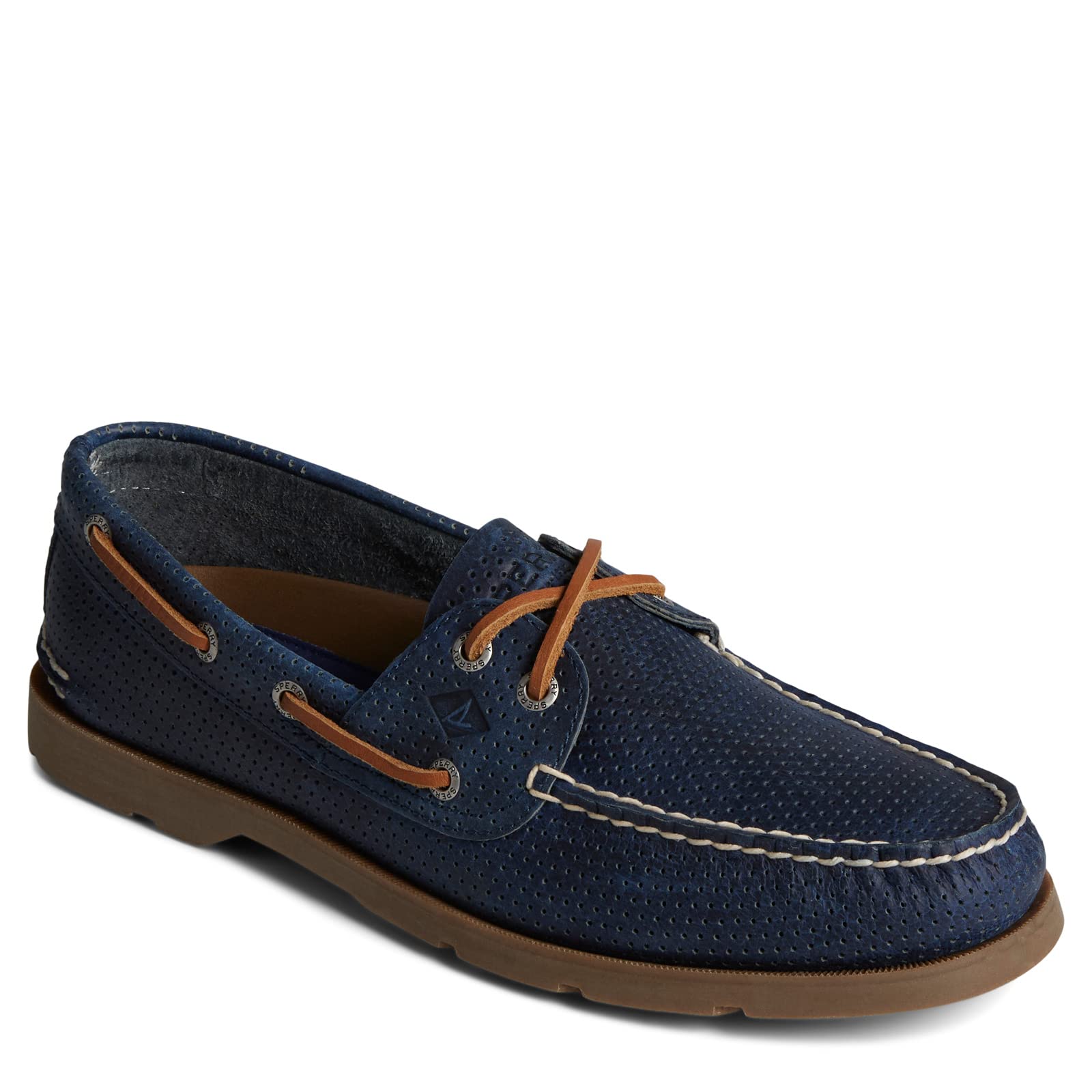 Sperry Men's Leeward 2-Eye Boat Shoe - Classic Nautical Deck Shoes for Men | Non-Slip Boat Shoes for Sailing, Fishing & Casual Wear