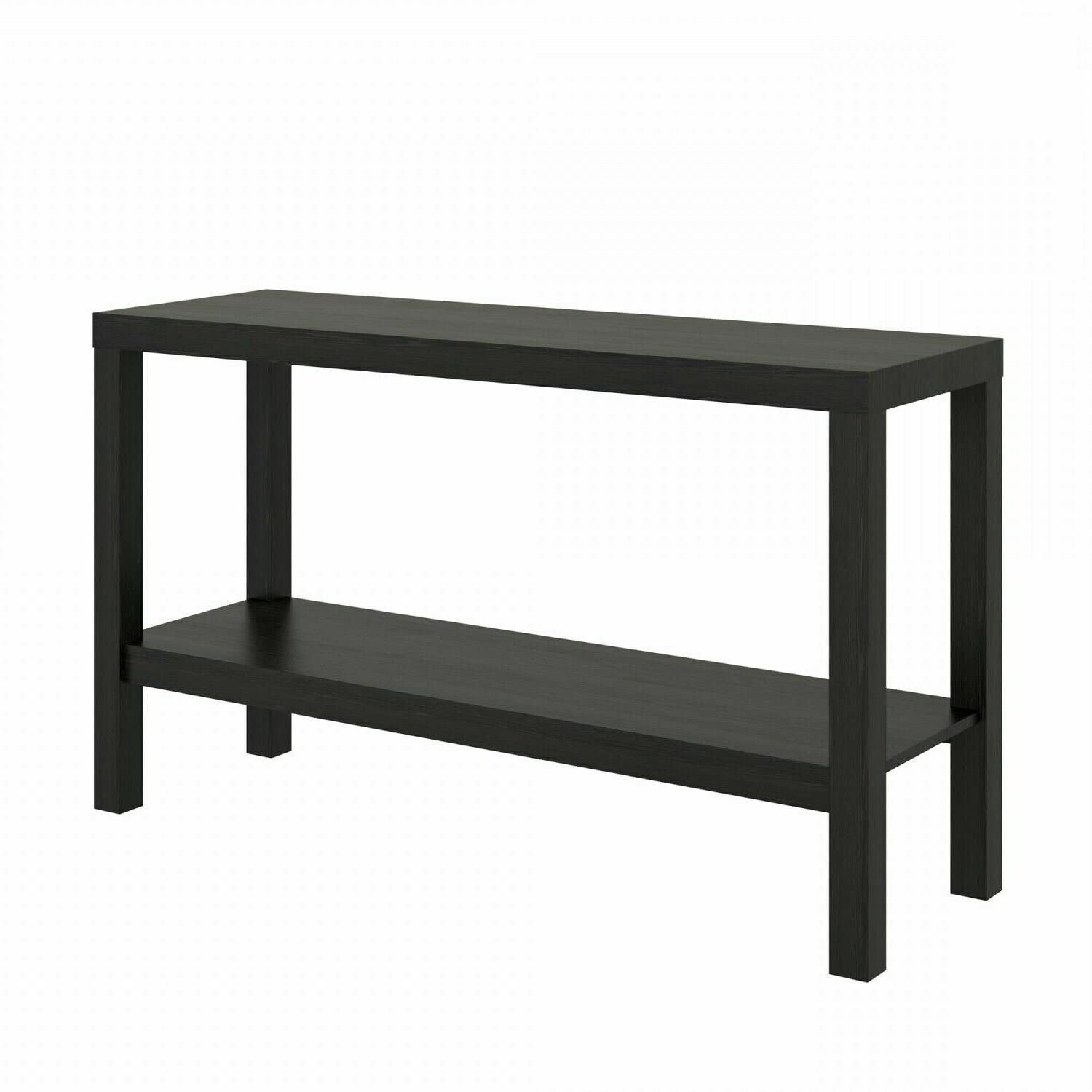 ALIDAM Black Oak Console Table - Entryway Sofa Table with Storage for Hallway, Kitchen & Office Furniture | Perfect for Home Decor & Small Space Organization
