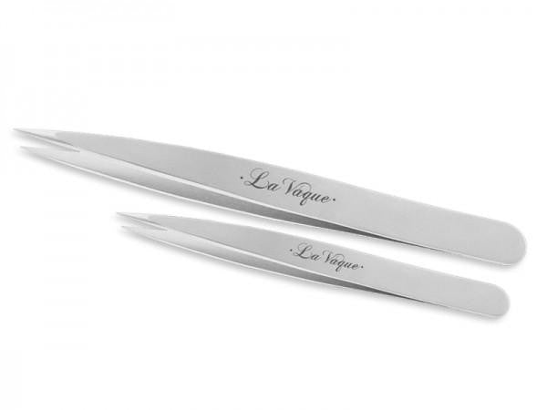 LaVaque High Precision Tweezers - Professional Stainless Steel Tweezers for Eyebrows, Eyelashes & Splinters - Perfect for Beauty, Crafting & First Aid Kits