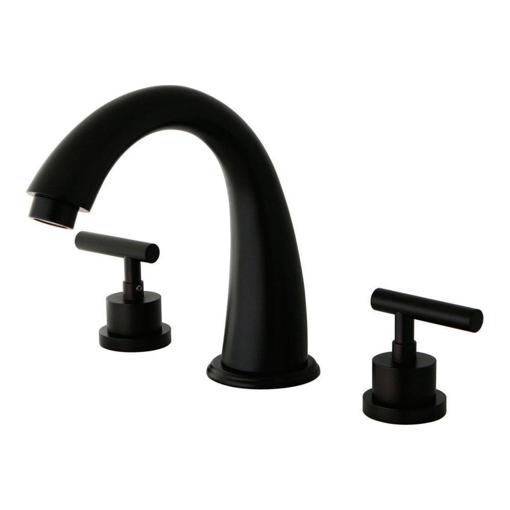 Kingston Brass KS2365CML Oil Rubbed Bronze Roman Tub Faucet - Vintage Style Bathroom Fixture for Freestanding Tubs & Luxury Spa Retreats