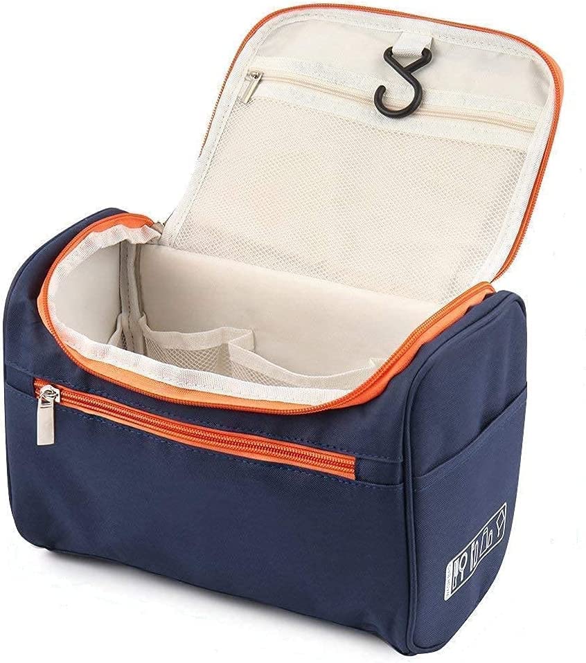 Emergity Portable Travel Makeup Bag for Women - Waterproof Cosmetic Organizer Pouch, Toiletry Bag & Vanity Case - Perfect for Vacation, Gym, Business Trips & Daily Use