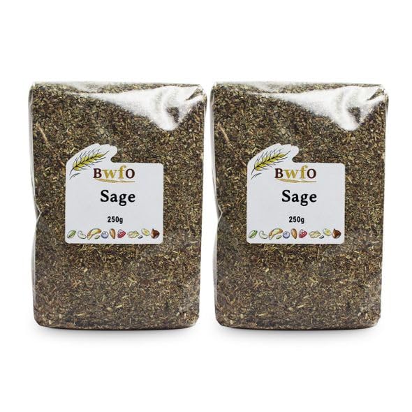 Organic Whole Sage Leaves (500g) | Premium Culinary Herb for Cooking, Tea & Aromatherapy | Perfect for Seasoning, Herbal Remedies & DIY Crafts