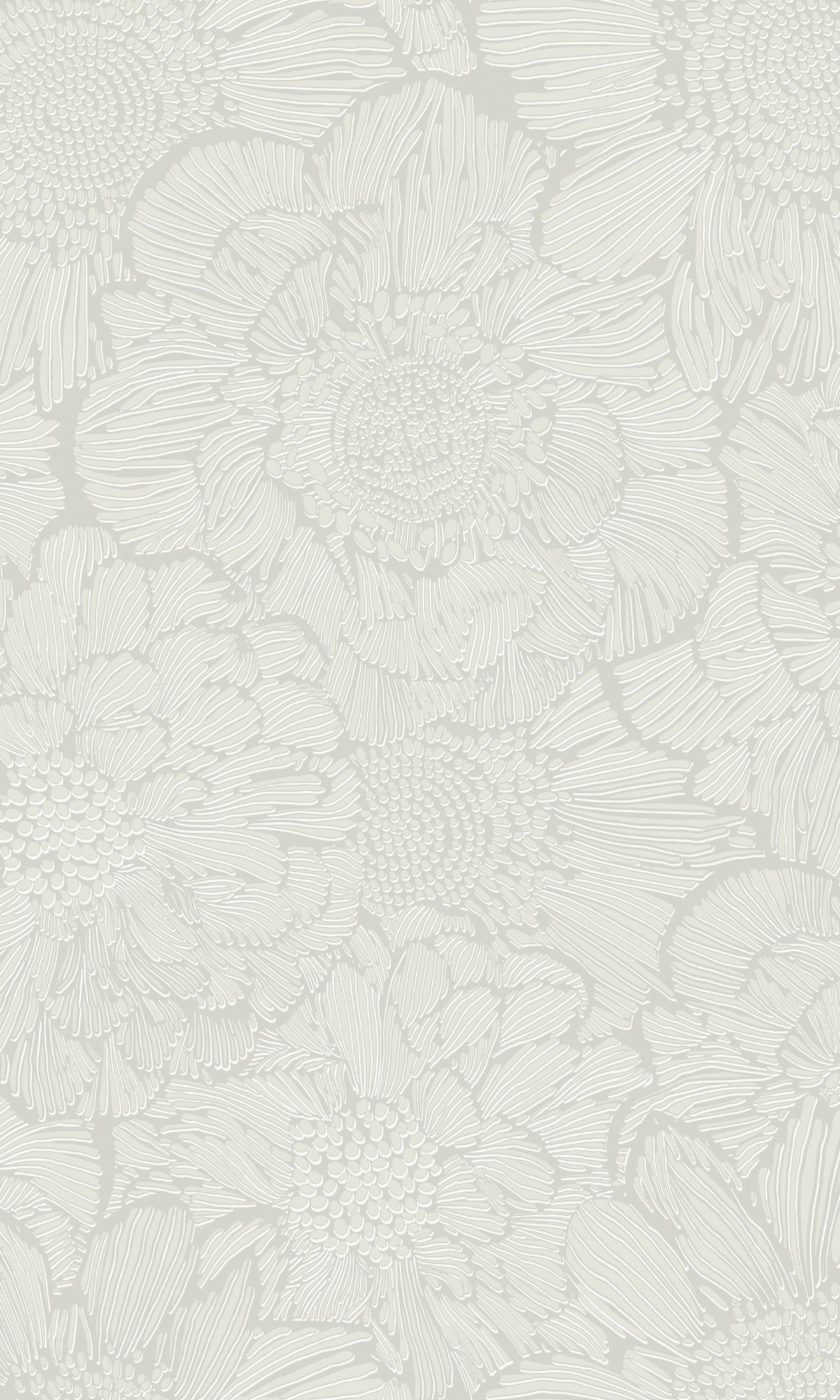 Beige Floral Wallpaper with Stylish Sketch Design - Self-Adhesive Peel and Stick for Bedroom, Living Room, and Home Decor (R8000)
