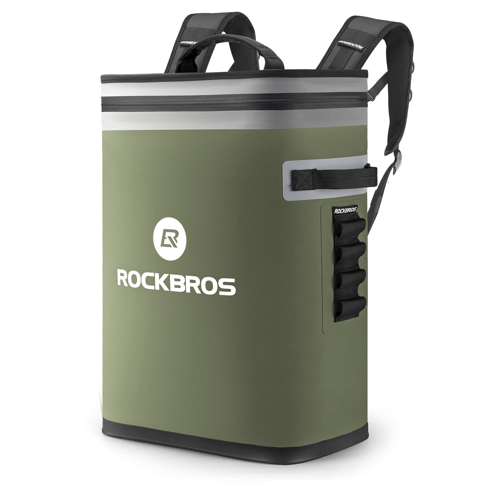 ROCKBROS Leak-Proof Insulated Backpack Cooler - 36 Can Waterproof Soft-Sided Cooler Bag for Camping, Fishing, Picnics & Outdoor Adventures | Perfect for Beach Trips, Tailgating & Road Trips