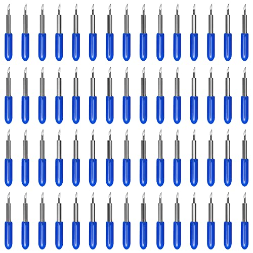 60Pcs 60° Deep Cut Replacement Blades for Cricut Explore Air 2/Air 3/Maker/Maker 3/Expression - Fine Point Blades for Thick Vinyl, Fabric, Cardstock Cutting - Perfect for DIY Crafts, Scrapbooking & Home Decor Projects