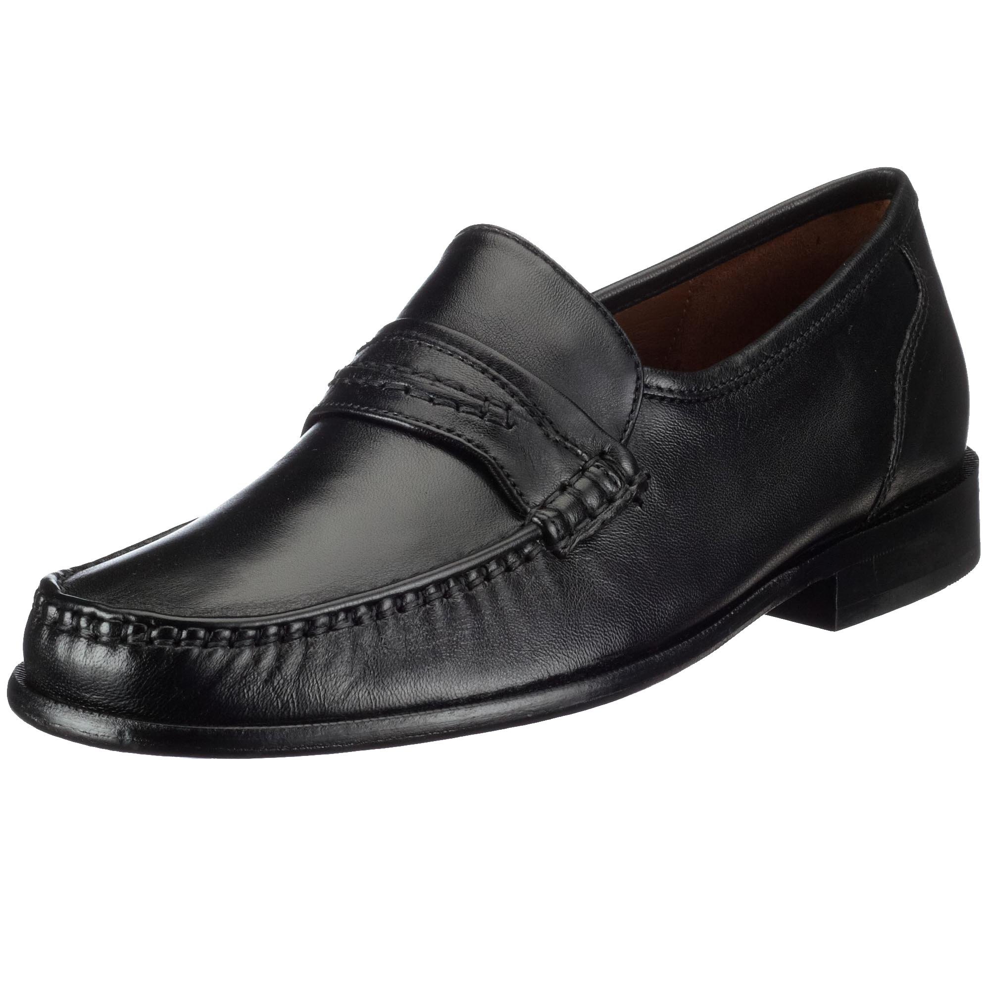 Sioux Men's Genuine Leather Moccasins - Soft Sole Comfortable Native American Style Slip-On Shoes for Casual Wear, Indoor & Outdoor Use