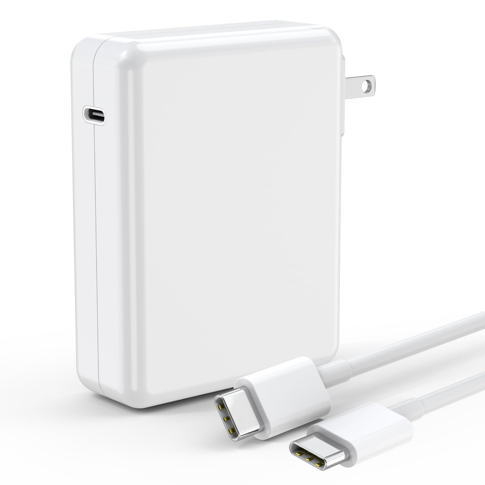118W USB C Fast Charger for MacBook Pro & Air 13/14/15/16 inch - Compatible with iPad Pro & All USB-C Devices - Includes Charge Cable - Perfect for Home, Office & Travel Charging