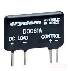 DO061B Mini SIP Solid State Relay - 1.7-9VDC Control, 1 Amp, 3-60VDC Output, PCB Mount - Ideal for Industrial Automation & Electronic Control Systems