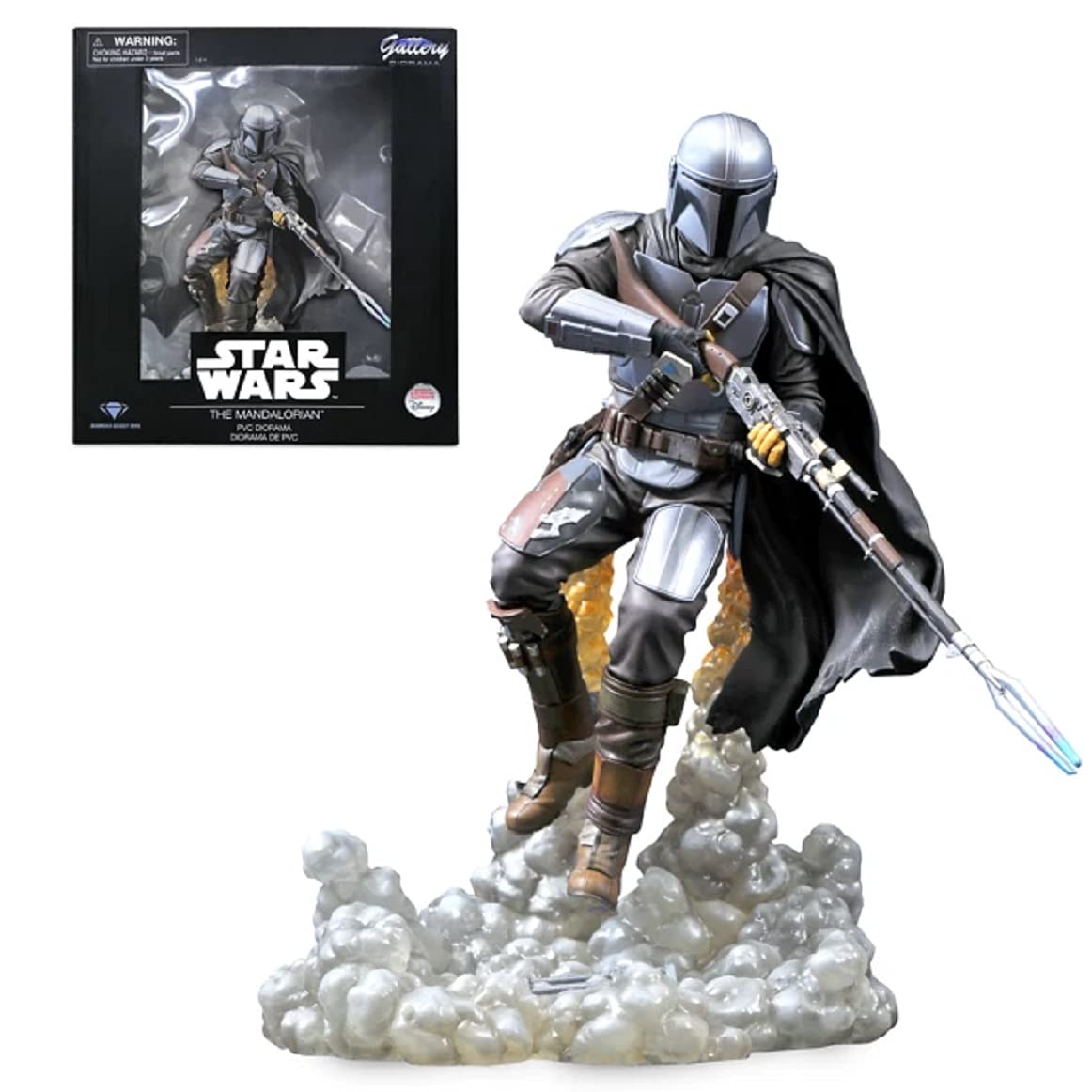 **The Mandalorian First Gallery Diorama – Diamond Select Toys – Star Wars Collectible – Perfect for Display & Fan Collections**    *(Use Cases: Home Decoration, Office Display, Gift for Star Wars Fans, Collectors' Showcase)*