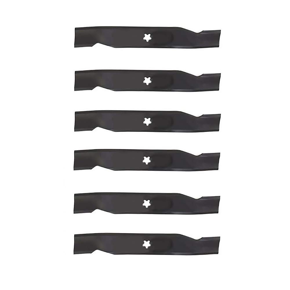 6-Pack Lawn Mower Blades for AYP Poulan Husqvarna Craftsman 48