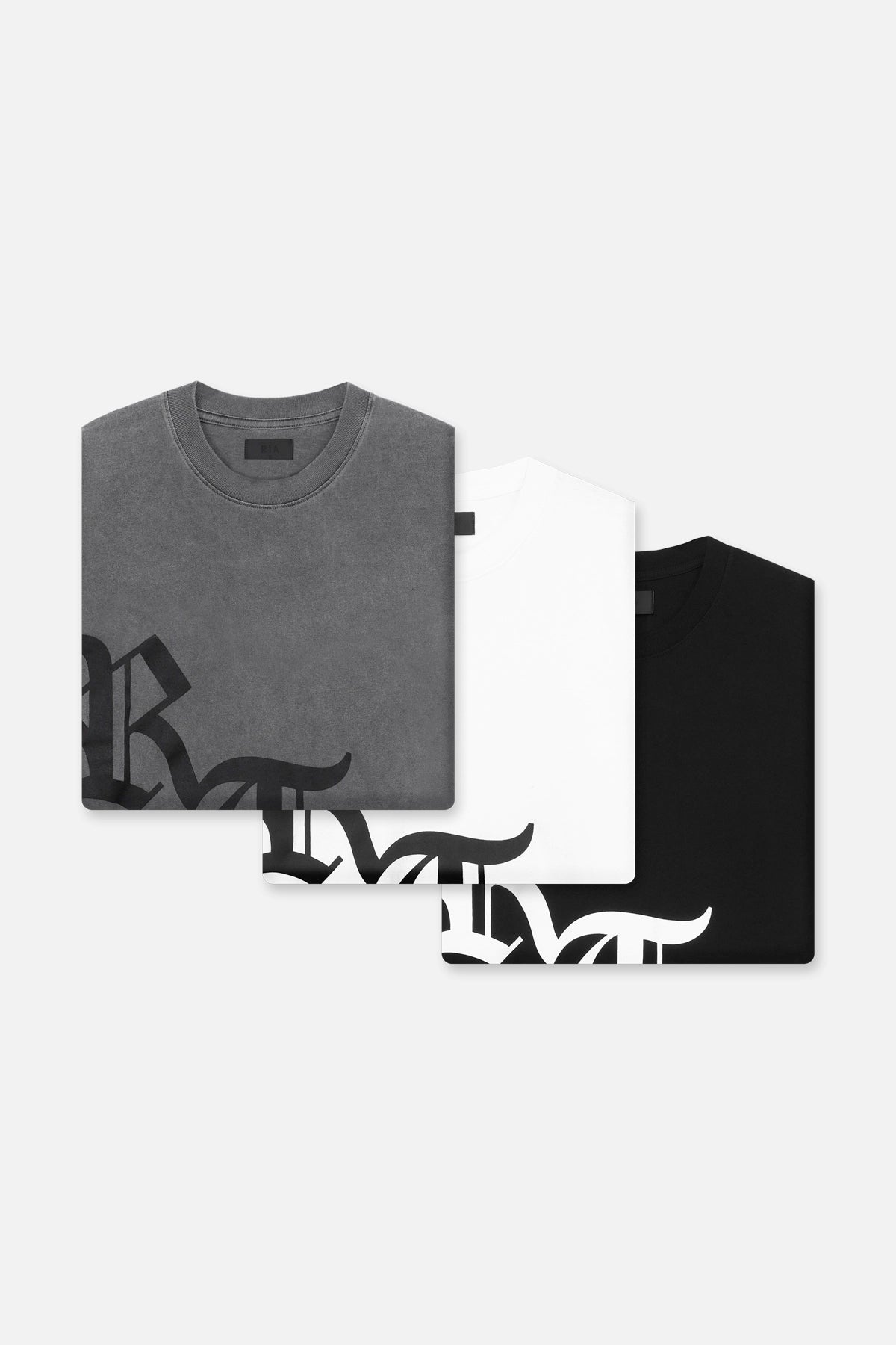 COLT 3 Pack T-Shirts for Men with Vintage Old English Logo - Soft Cotton Crew Neck Tees for Casual Wear, Gym & Street Style