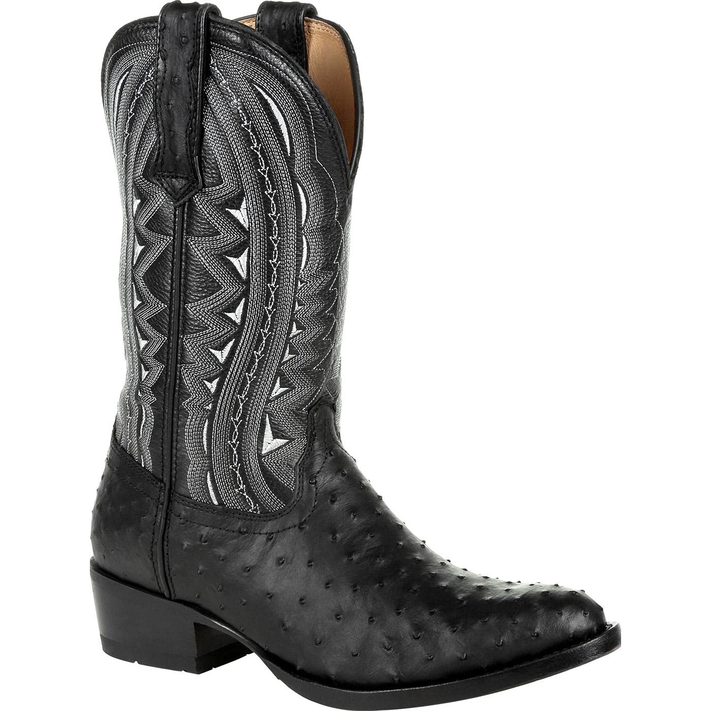 Durango Men's Premium Exotics Western Boots - Genuine Leather Cowboy Boots for Men, Comfortable & Durable Riding Boots - Perfect for Country Dancing, Rodeo, and Outdoor Adventures
