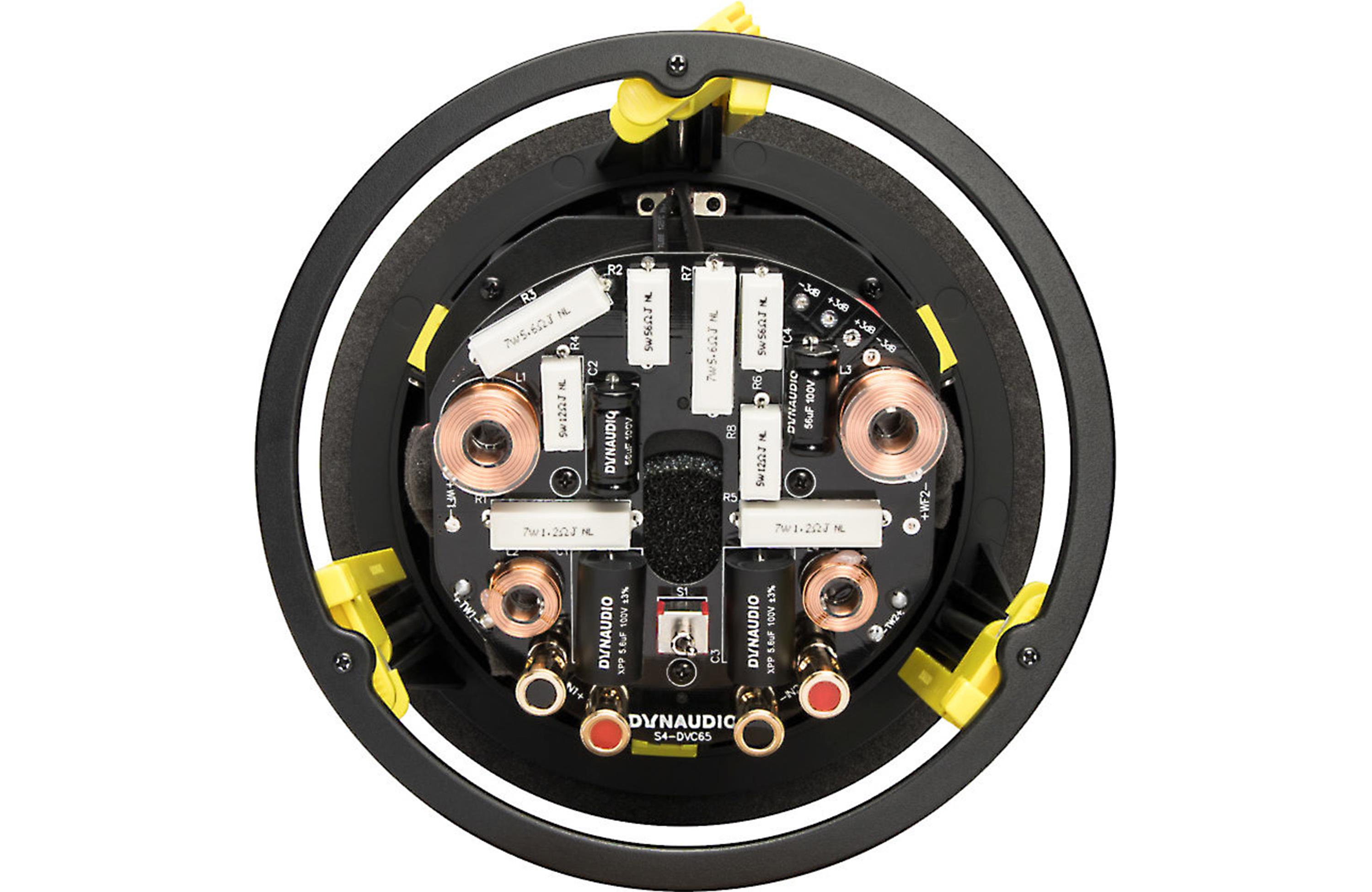 Dynaudio S4 DVC65 Professional In-Ceiling Speaker - Dual Voice Coil, Studio Series for Home Theater & Custom Installation - Perfect for Surround Sound Systems & High-End Audio Setups