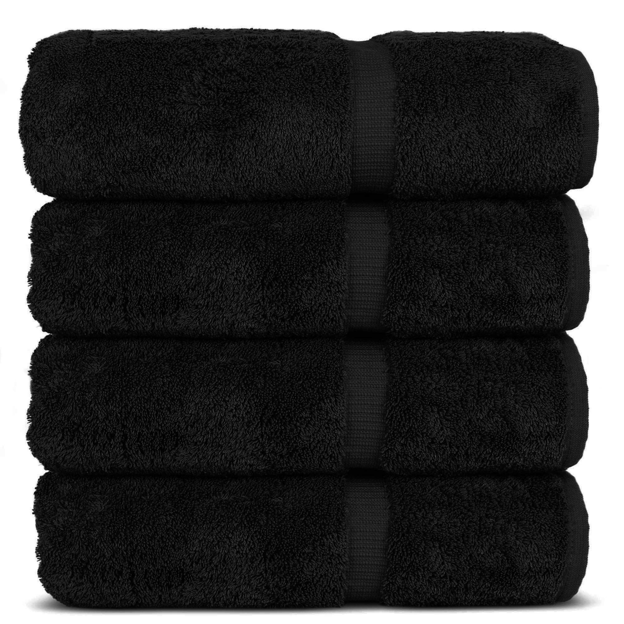 Premium 100% Cotton Turkish Bath Towels Set of 4 - 27