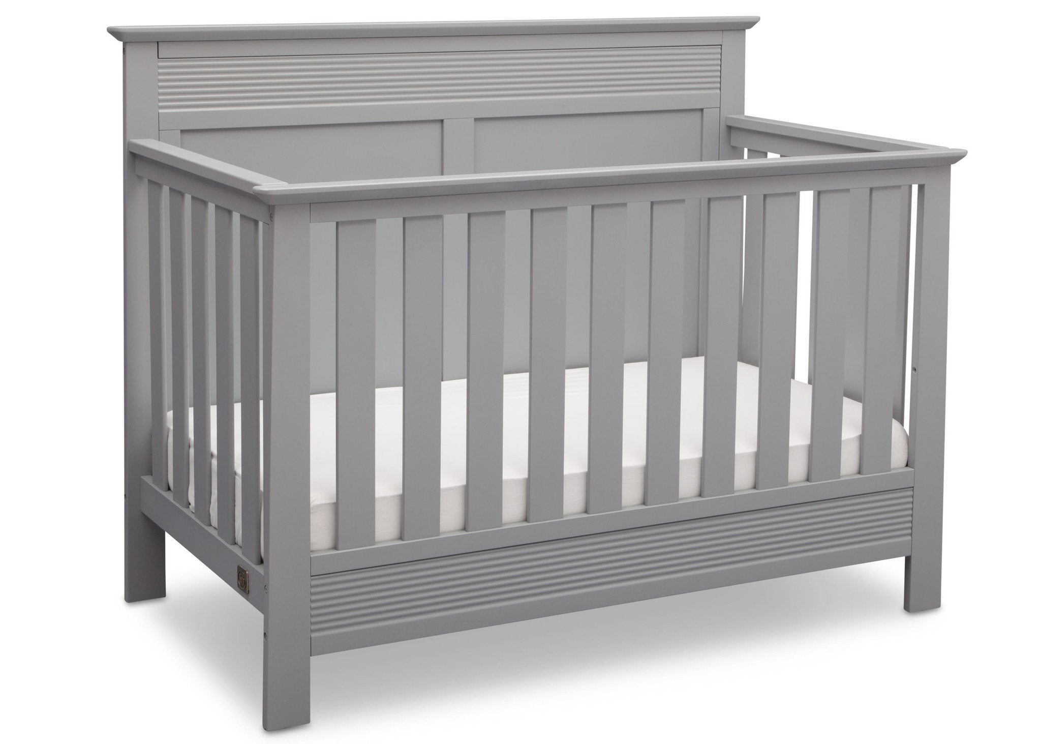 Fall River 4-in-1 Convertible Baby Crib - Toddler Bed, Daybed & Full-Size Bed Conversion | Safe & Stylish Nursery Furniture for Newborns to Teens | Perfect for Small Spaces & Modern Nurseries