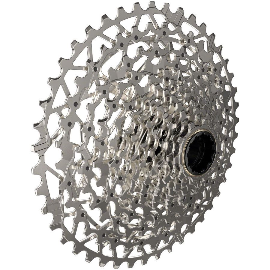 SRAM XPLR XG 1251 12-Speed Cassette - 10-44T, Silver, XDR Driver Body Compatible | Perfect for Gravel & Adventure Bikes