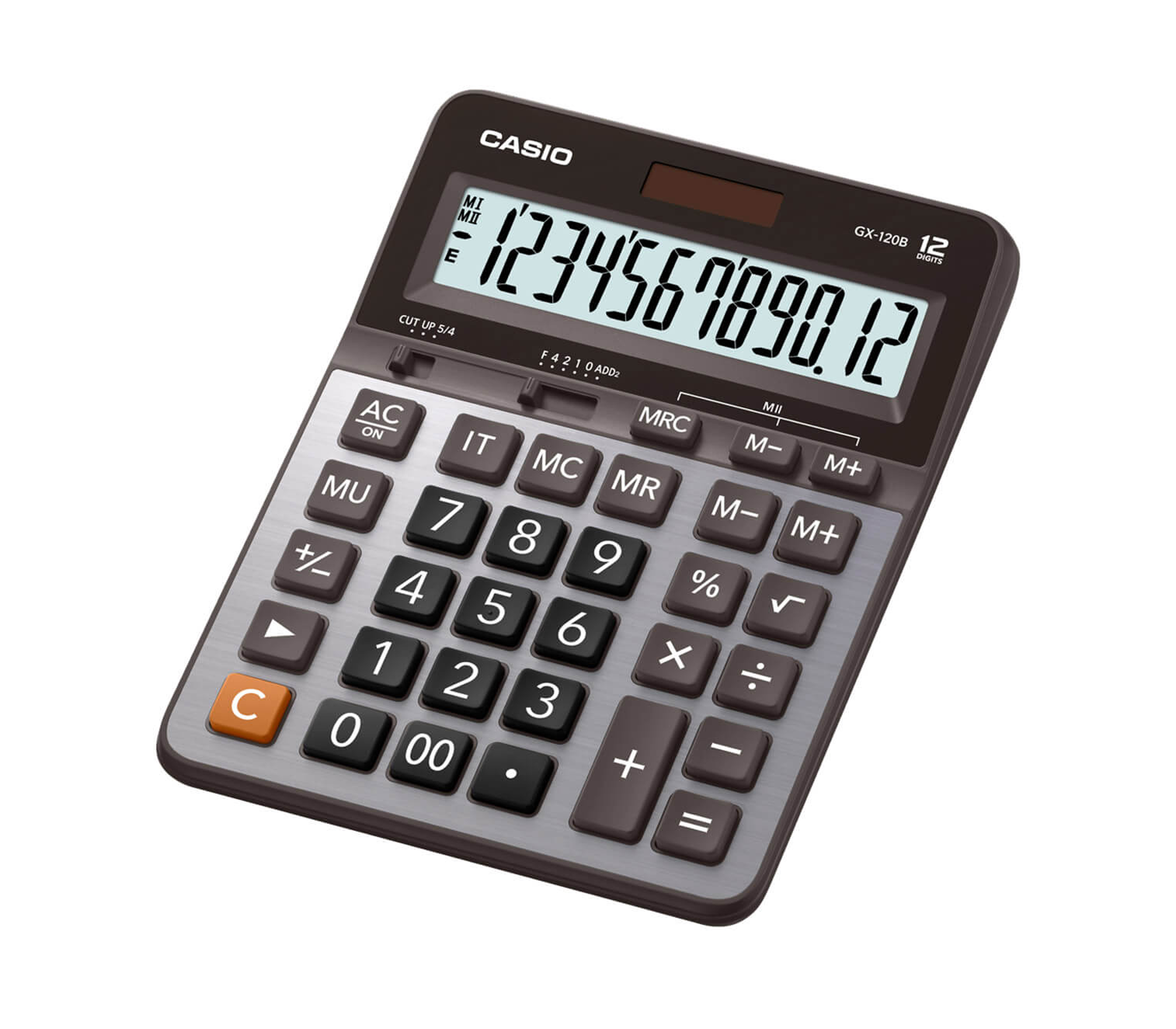 Casio GX-120B Desktop Calculator - 12-Digit LCD Display for Office, School, and Home Use - Perfect for Accounting, Budgeting, and Everyday Math Calculations