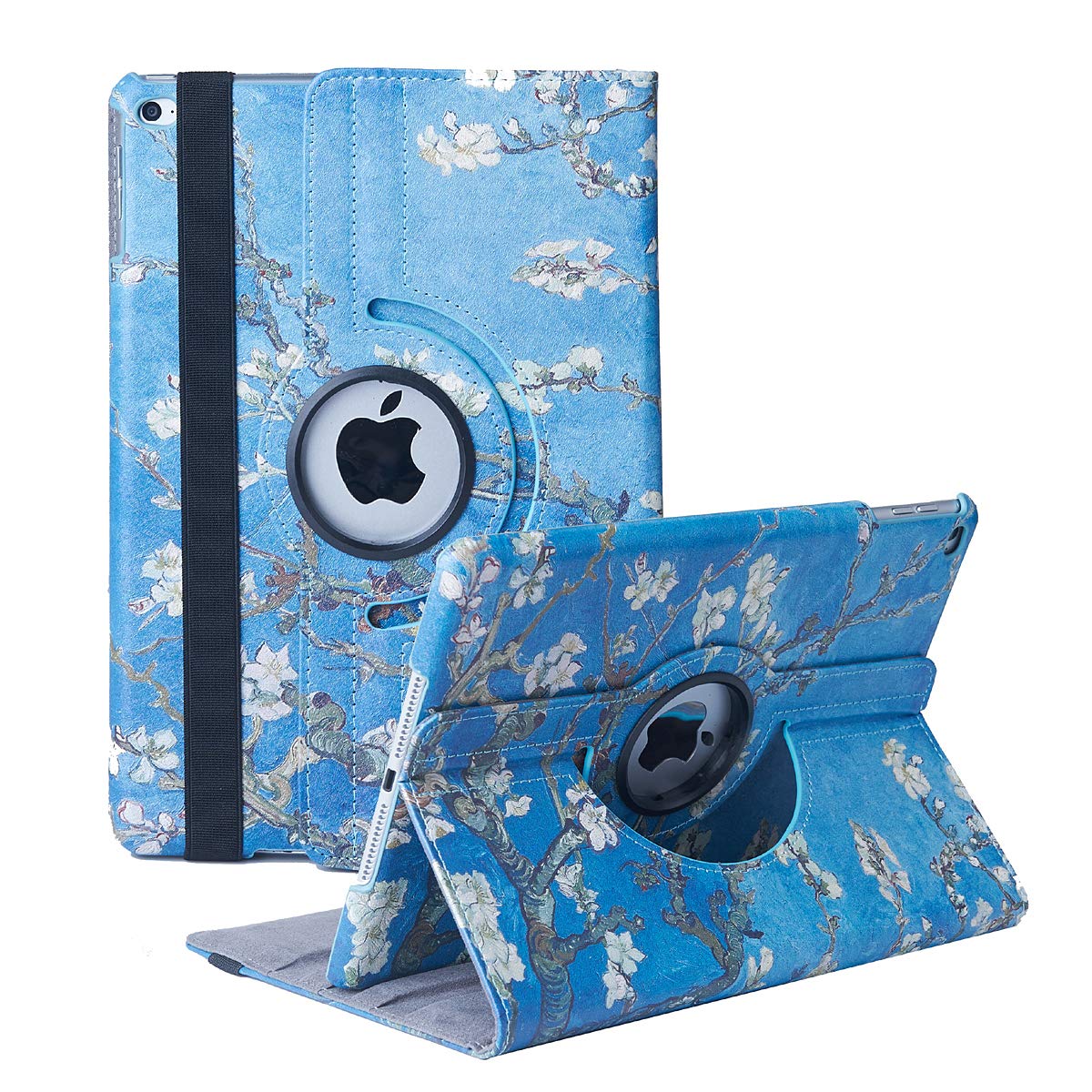 360° Rotating Stand Smart Cover Case for Apple iPad 9.7