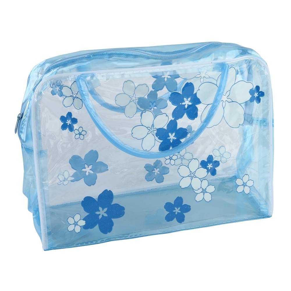 Akimpe Large Collapsible Fabric Storage Bins with Dual Handles - Foldable Organizer Containers for Home, Office, Nursery, Closet & Toy Organization (Blue) | Perfect for Shelves, Drawers & Space-Saving Storage Solutions