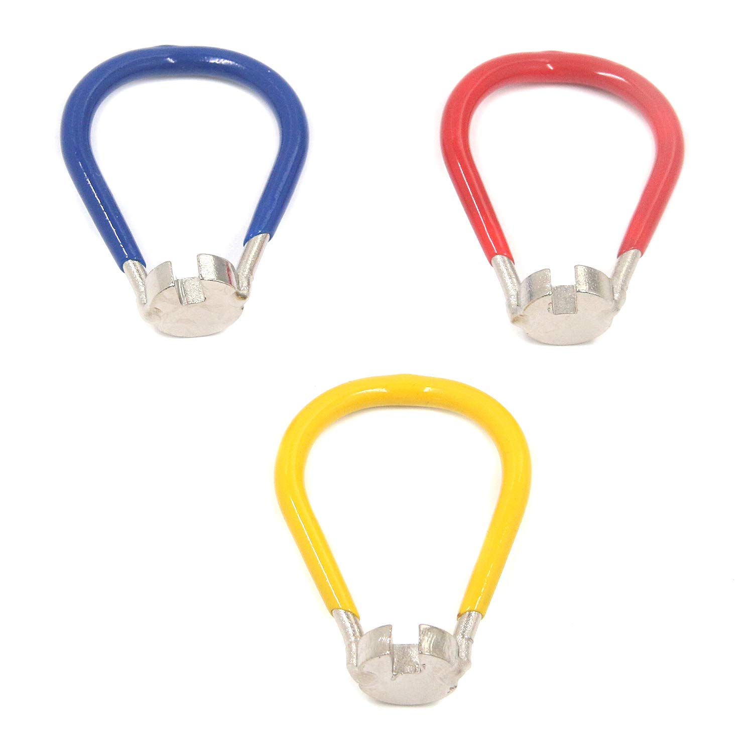 HONJIE 14 Gauge Bicycle Spoke Wrench Tool - 3 Pack for Bike Wheel Repair & Maintenance - Perfect for Road Bikes, Mountain Bikes & BMX